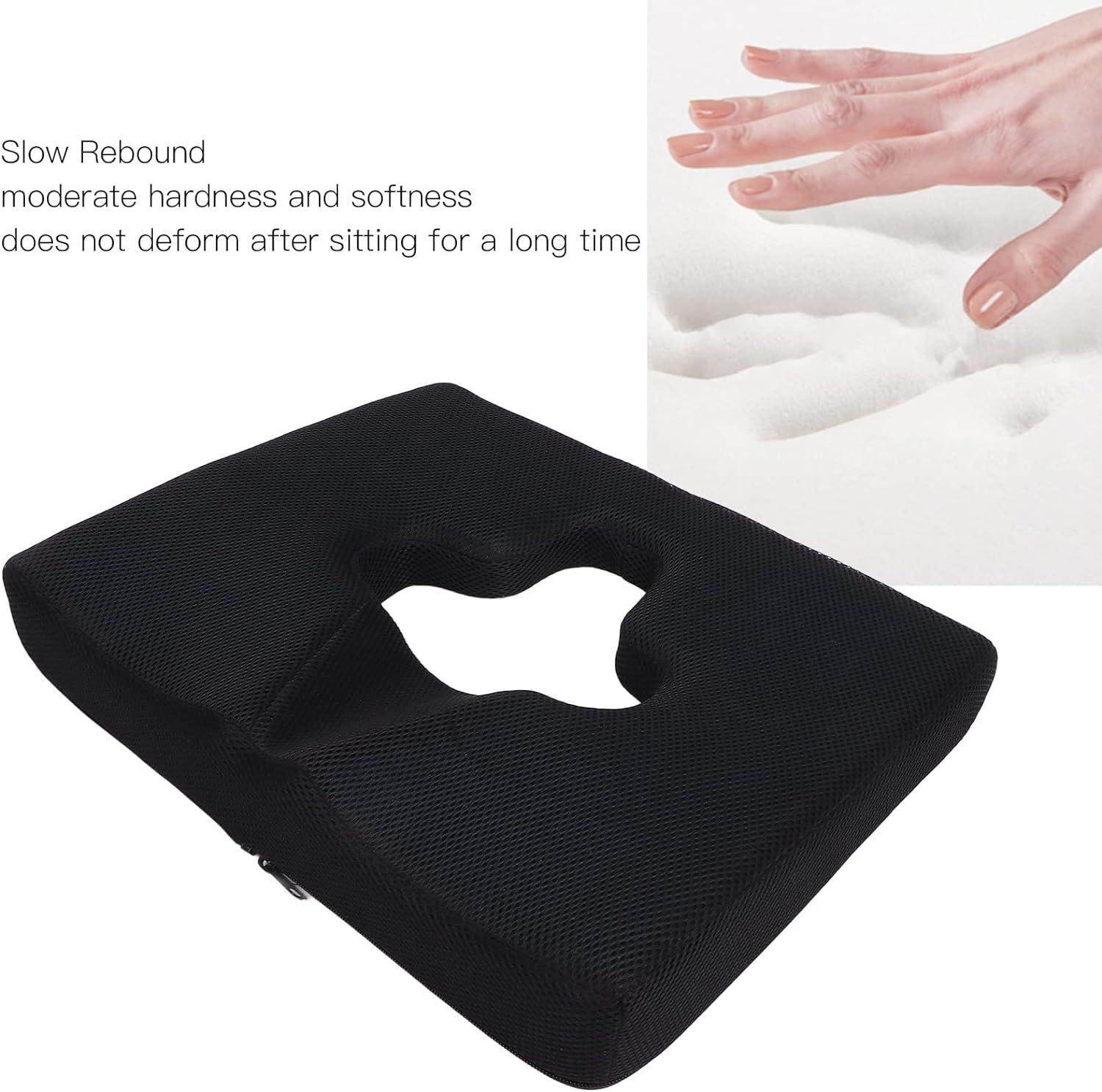 Prevent Bedsore Cushion T Shaped Opening Breathable Reduce Stuffiness  Crotch Slotted Hemorrhoid Cushion for Bedridden Population