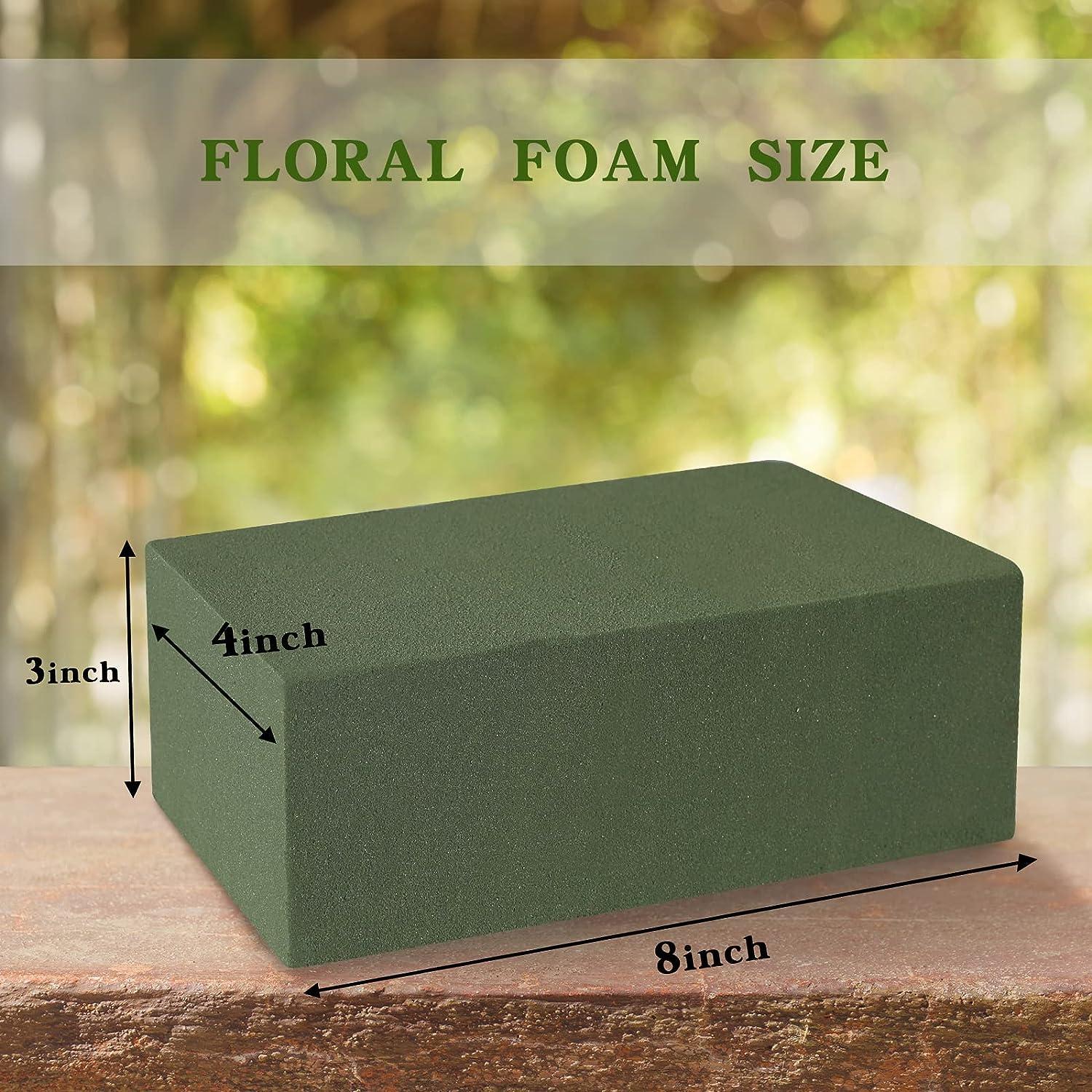 Floral Foam for Fresh and Artificial Flowers, 6PCS Wet and Dry Floral Foam  Blocks for Wedding, Birthdays and Garden Decorations
