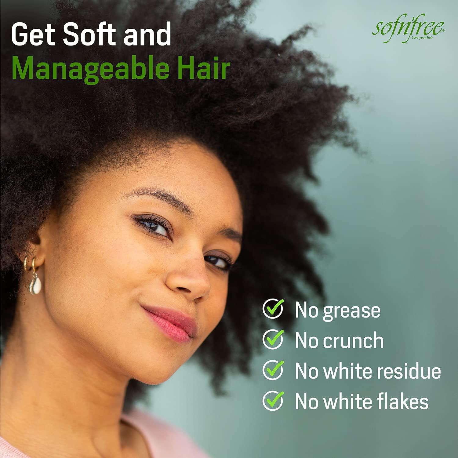 Sofn Free Moisturizer And Curl Activator For Natural Hair Soft Curls And Waves 3381 Fl Oz 