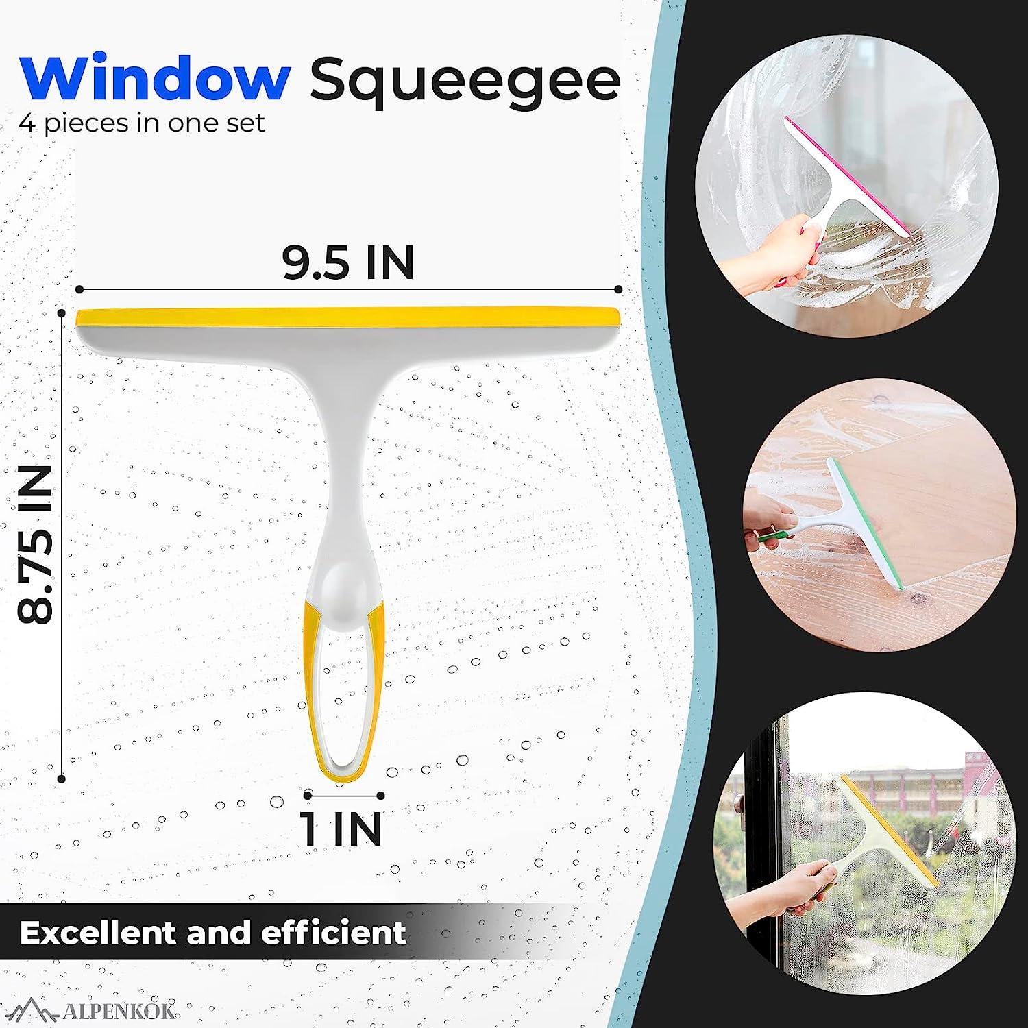 Bathroom Shower Screen Squeegee Glass Window Cleaning Wiper Cleaner Car  Mirror
