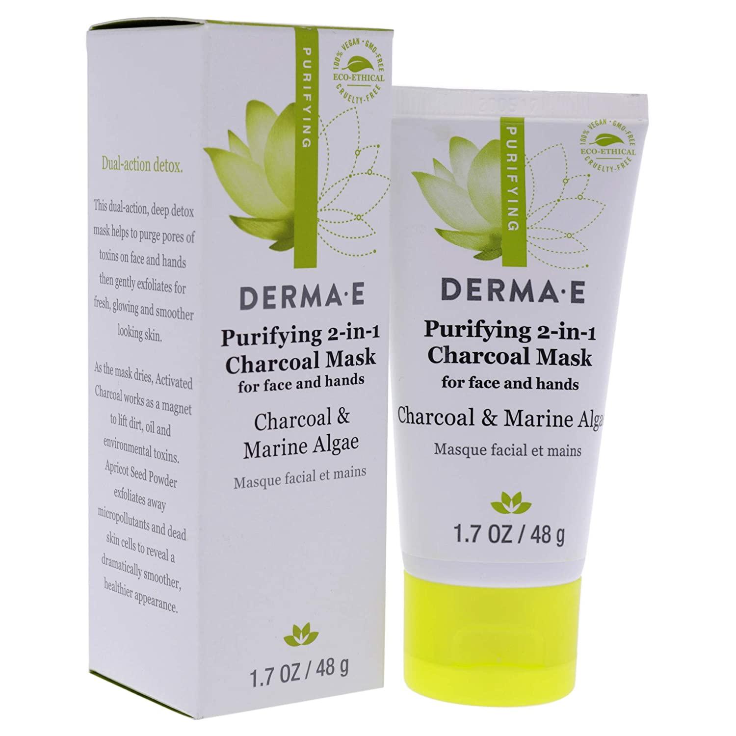 Derma E Purifying 2 In 1 Charcoal Mask 17 Oz 48 G 