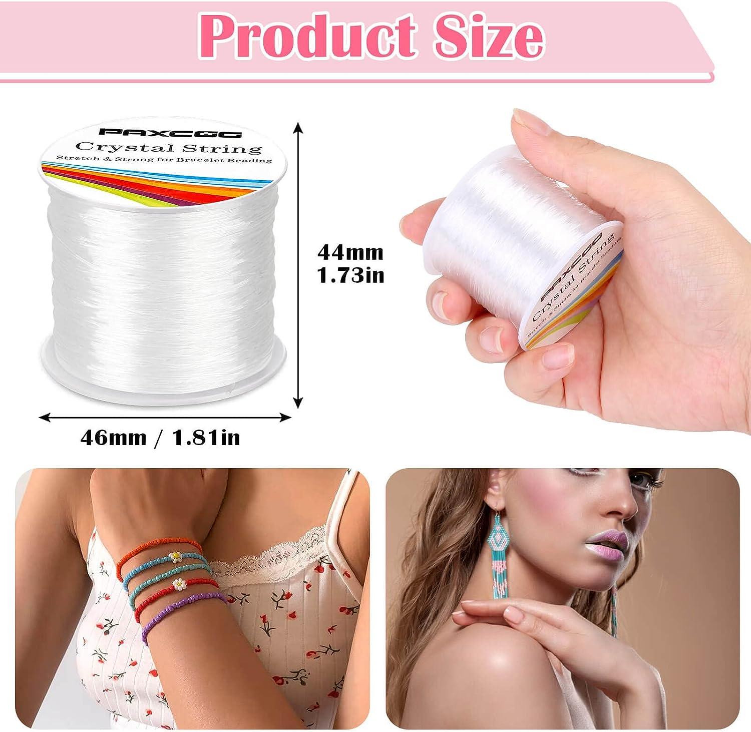 Elastic Bracelet String Cord Clear Stretch for Jewelry Making and