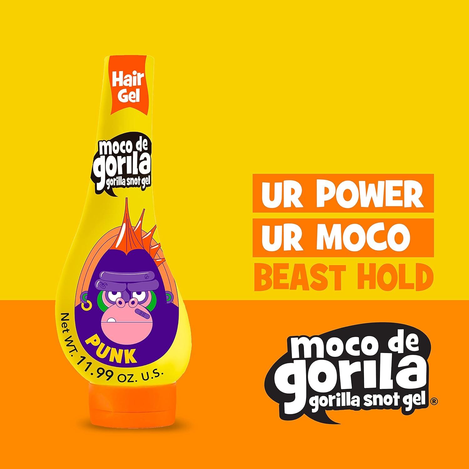  Moco de Gorila Gorilla Snot Hair Gel, Mini Punk