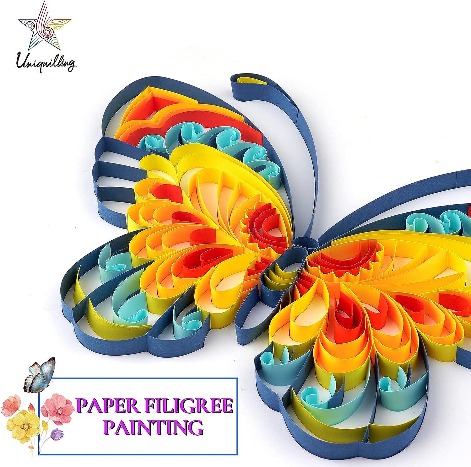 Uniquilling Quilling Paper Quilling Kit for Adults Beginner - 8