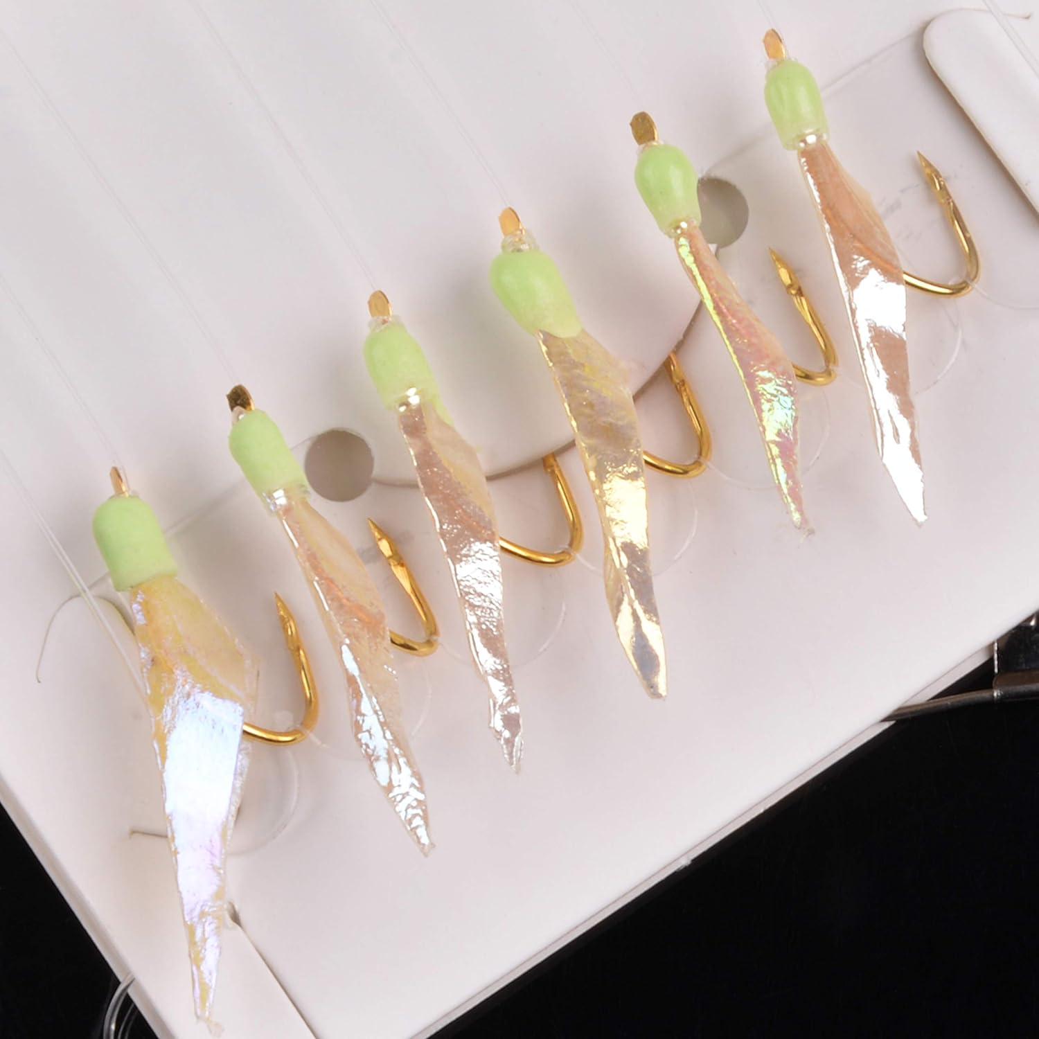 Fishing Rigs Saltwater Bait Lures 6 Packs Fishing Bait Rigs with