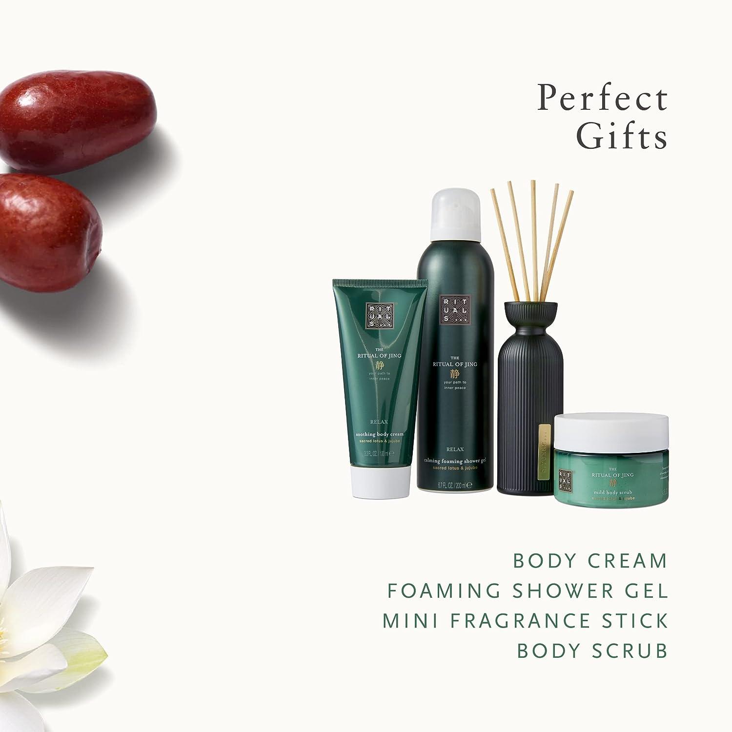 RITUALS Karma Soothing Gift Set - Foaming Shower Gel, Body Scrub, Body  Cream, Hair & Body Mist with Holy Lotus & White Tea - Large