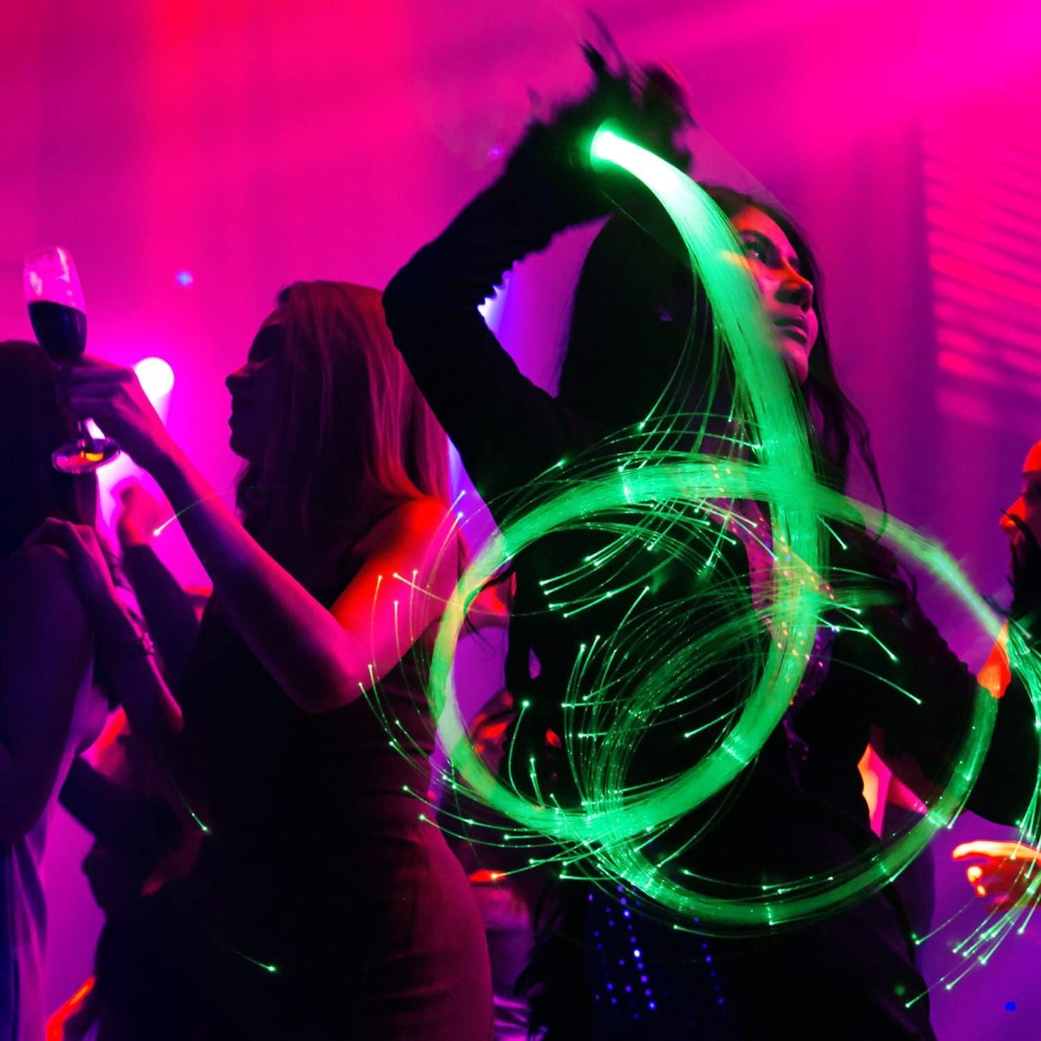 Fibra ottica LED Whip Light Colorful Dancing Nightclub Bar Party