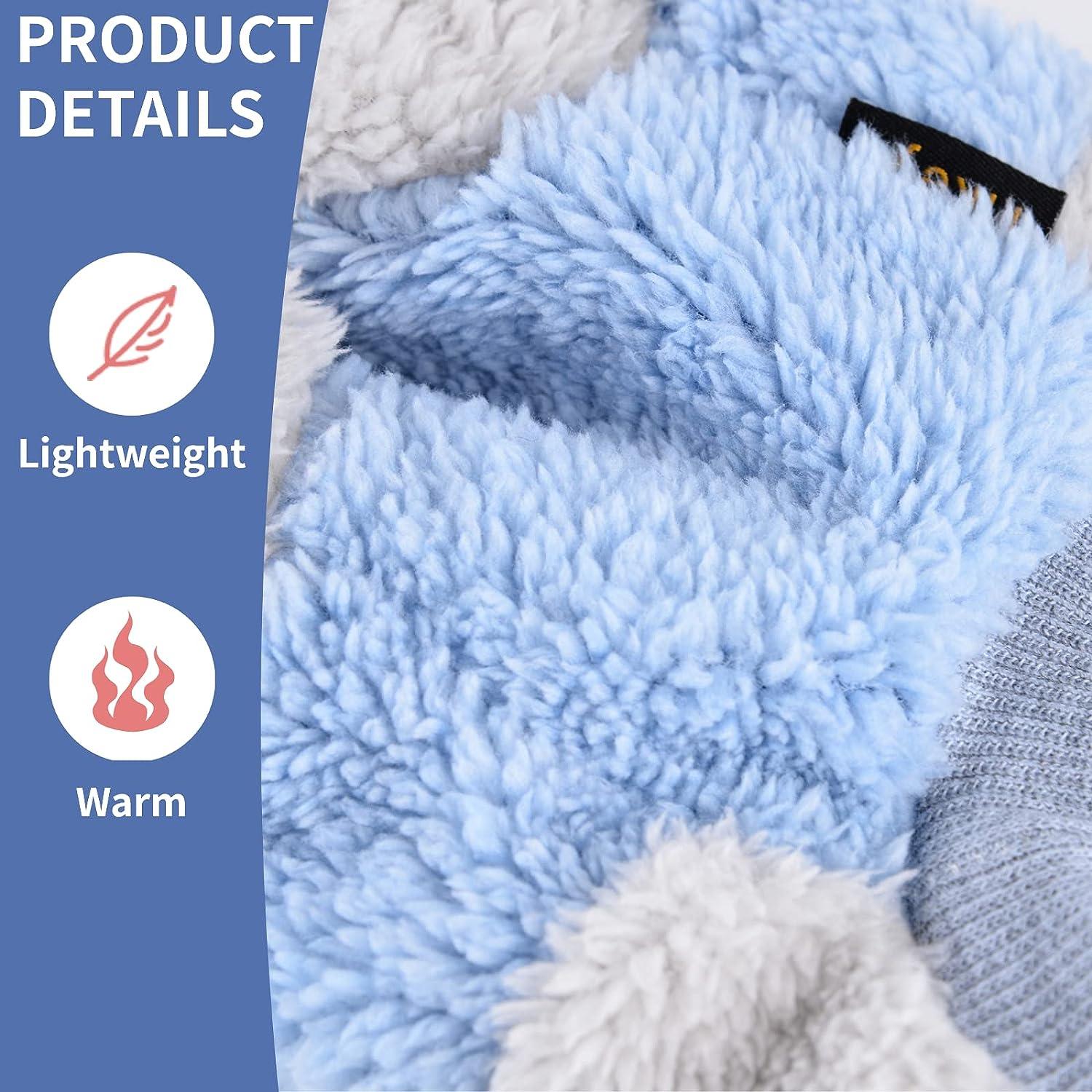  Dog Sweater Hoodie Winter Puppy Hoodies for Small Dogs Boy  Girl Teddy Fleece Pet Sweatshirt Clothes Outfits Cold Weather Dog Coat Warm  Cat Apparel for Chihuahua Yorkie Clothing (Medium, Blue) 