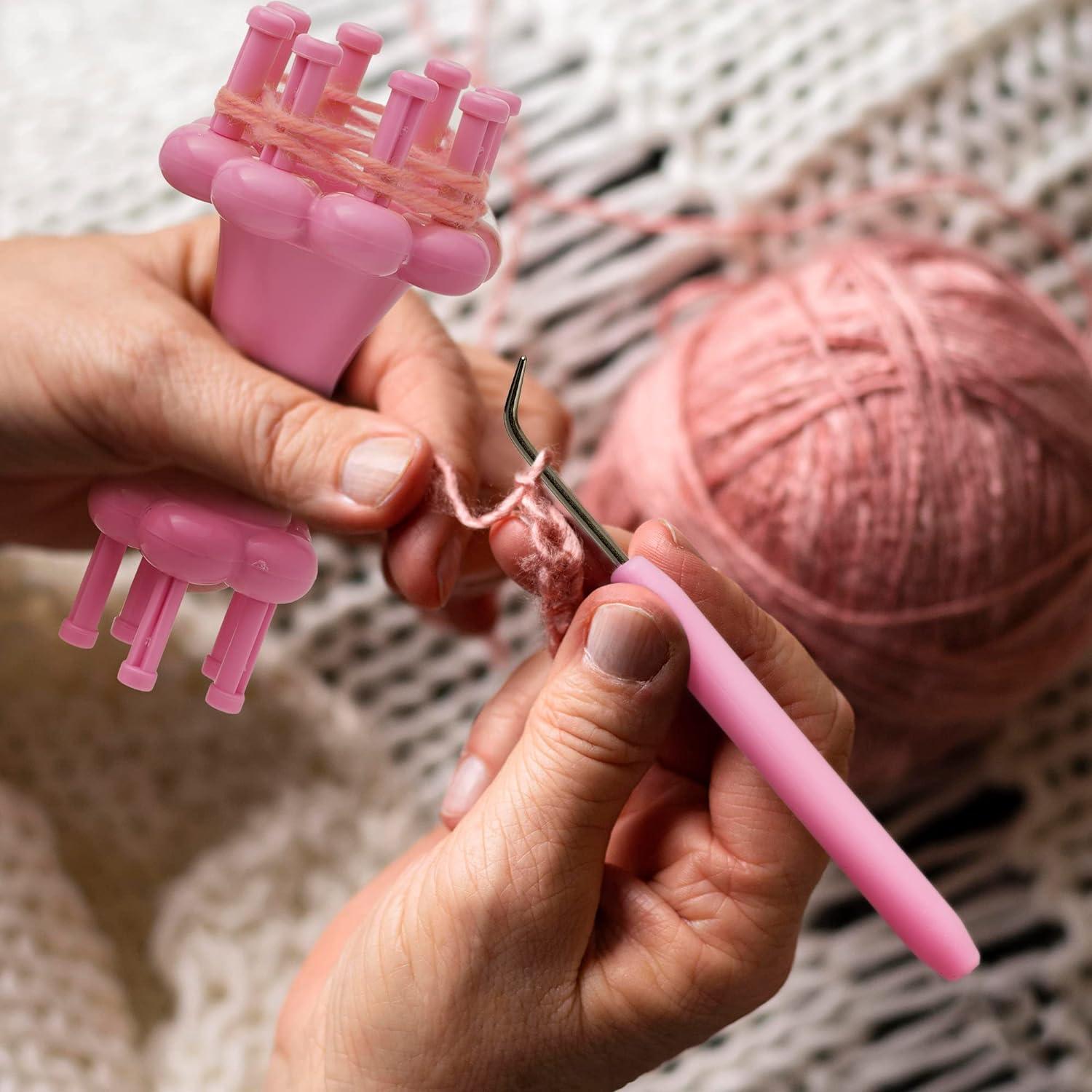 Knitting Loom Set DIY Machine Knitter Tool Kit Crochet Loom for