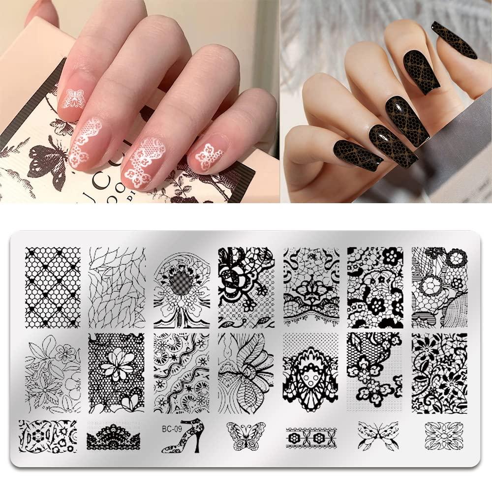Complete Nail Art Tool Set with Stamping Plates - Royalkart