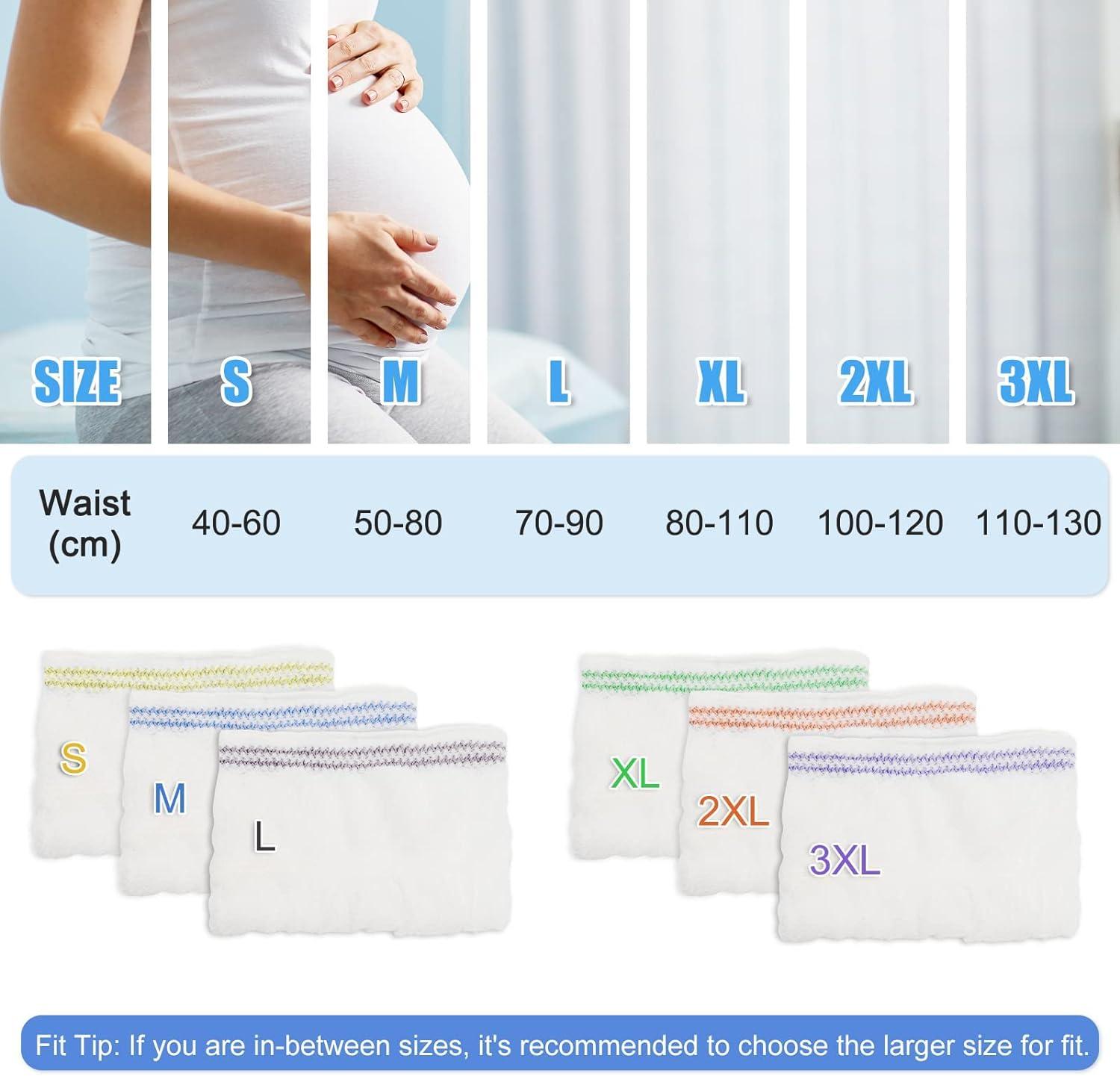 Carer Disposable Pants 10 Pcs Women's Net Knickers Mesh Pants for  Maternity/C-Section Recovery/Incontinence/Travel