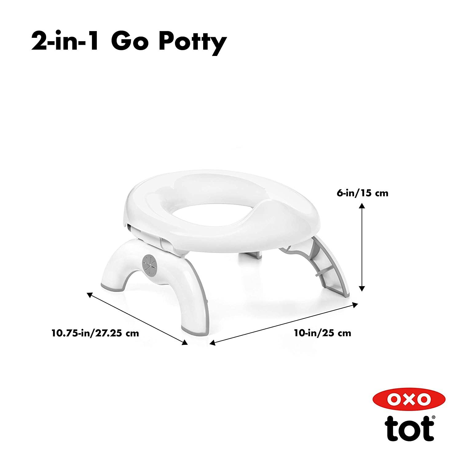 Oxo Tot 2-in-1 Go Potty - Gray : Target