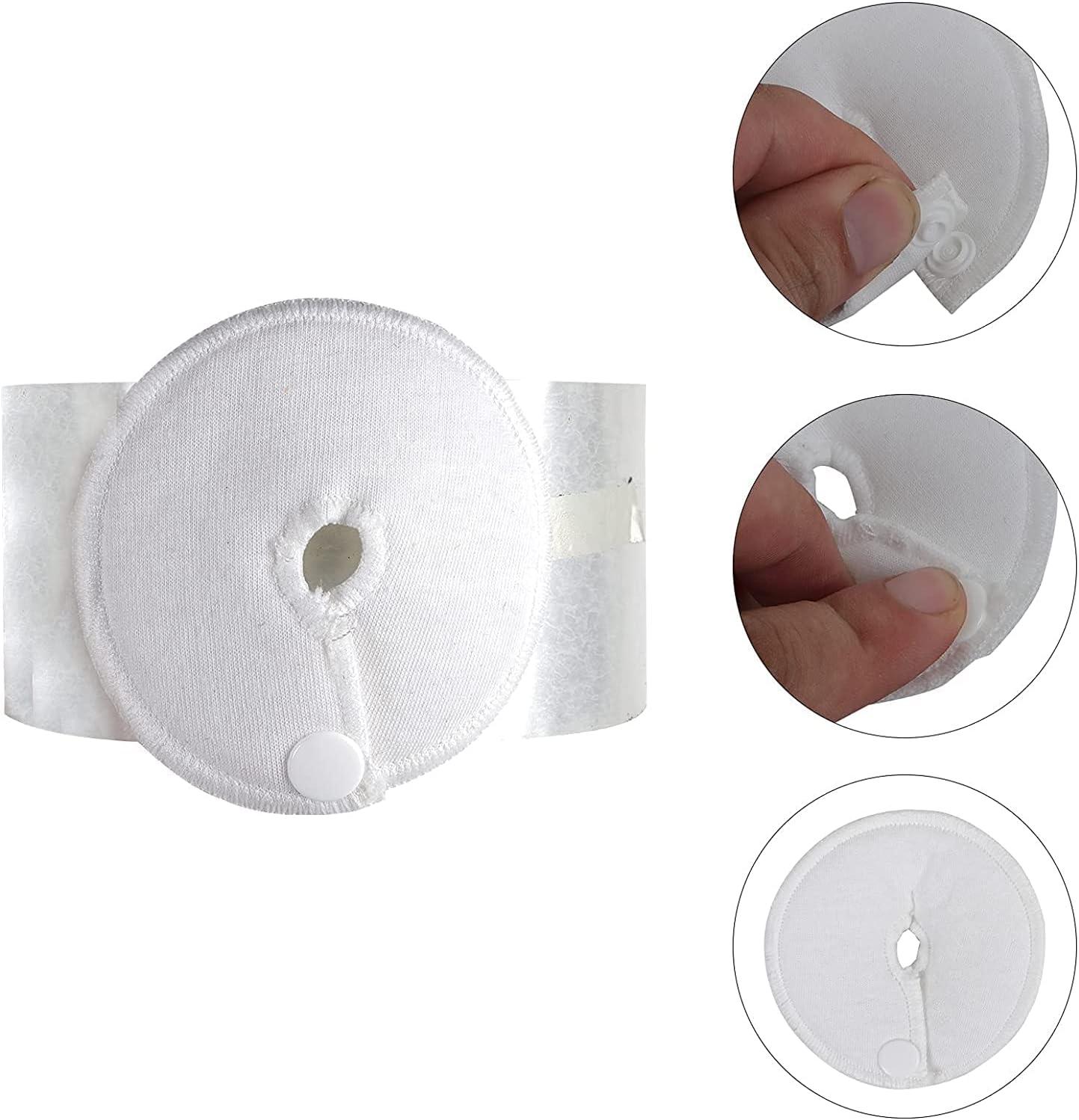 Feeding Tube Pad G Tubes Button Pads Holder Covers G/J Tube Pads Feeding  Tube Peg Tube Supplies Nursing Care Pads (12 Pack) Round