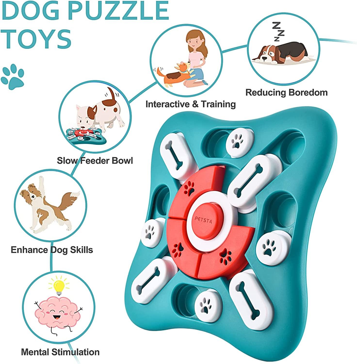 Smart Dog Puzzle Cylinder Toy, Interactive Enrichment Dog Toys, Slow  Feeder, IQ Training, Mental Stimulation Toys, Perfet Gift for Dog, Treat  Game for