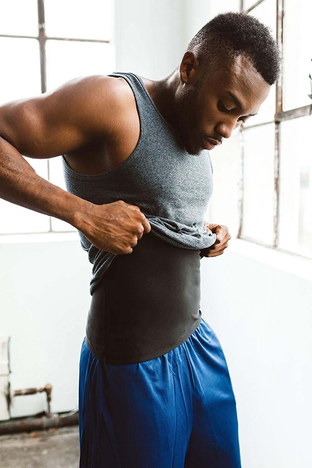 Women Men Body Sweat Shaper Sauna Vest Slimming Shapewear Workout Shirt  Tank Top
