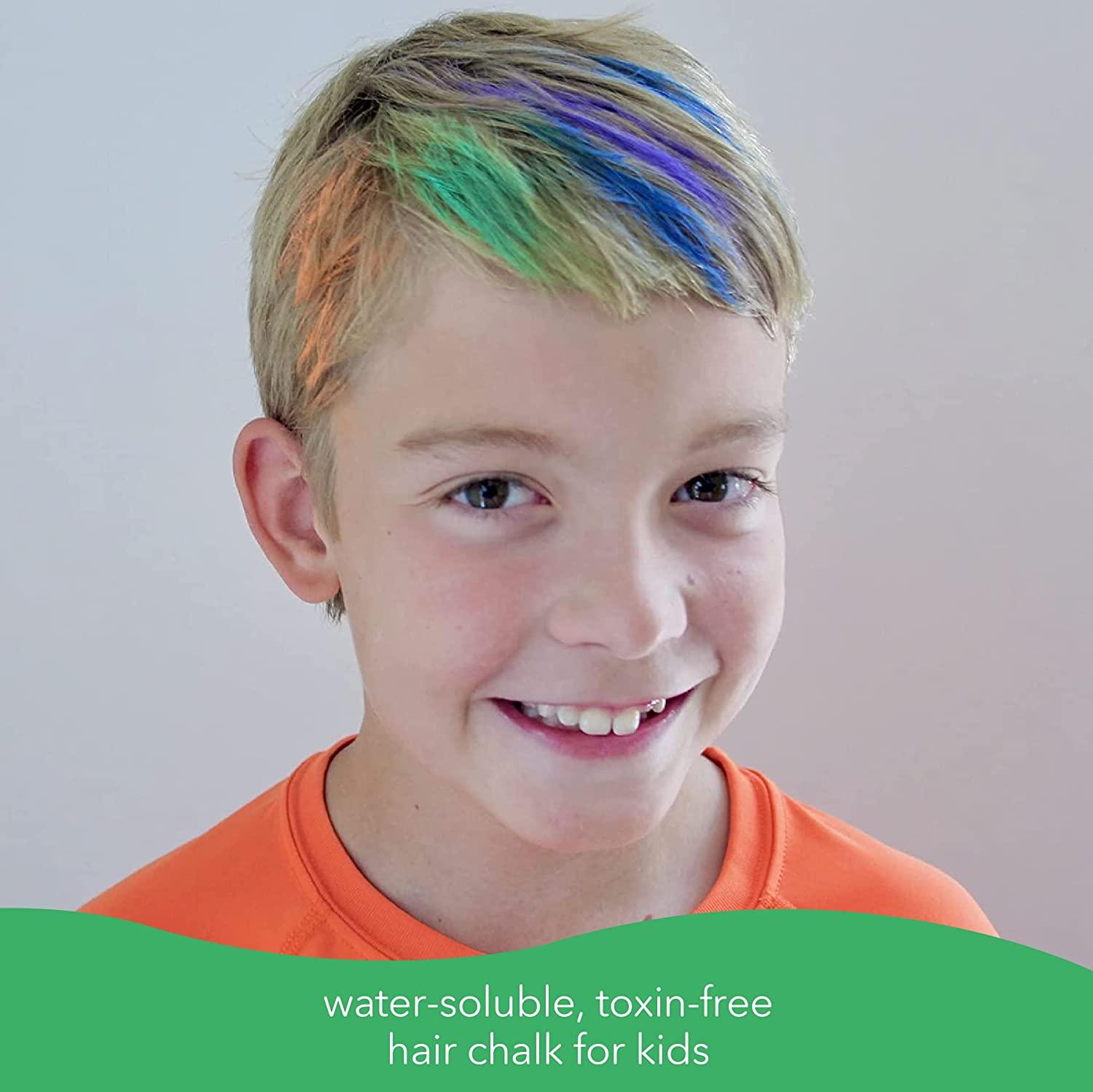 Kids Hair Chalk - JUMBO HAIR CHALK PENS - Washable Hair Color Safe