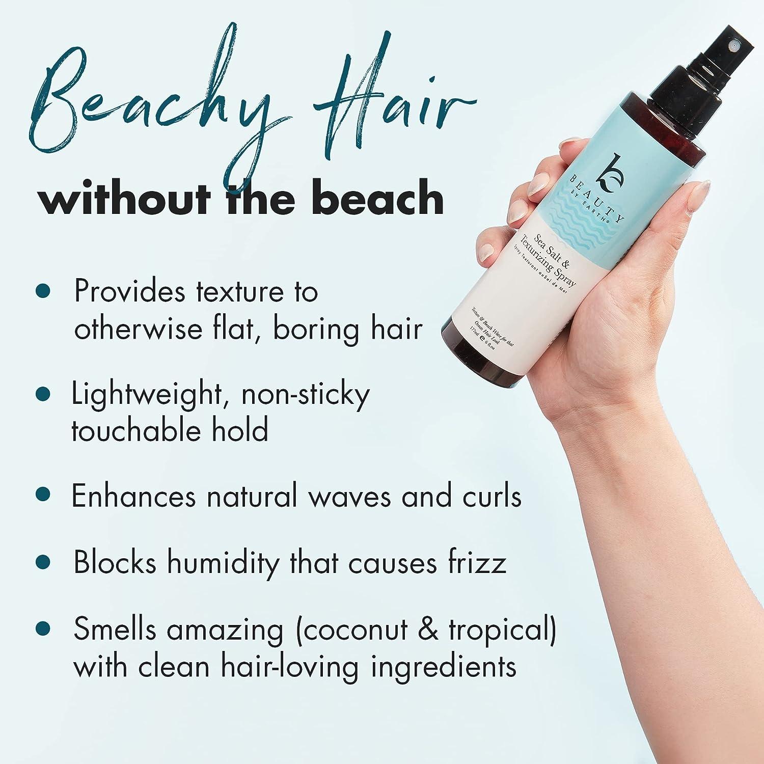Sea Salt Spray for Hair Men and Women 5 fl oz - Dry Texturizing &  Volumizing, Curl and Beach Waves Spray for Hair