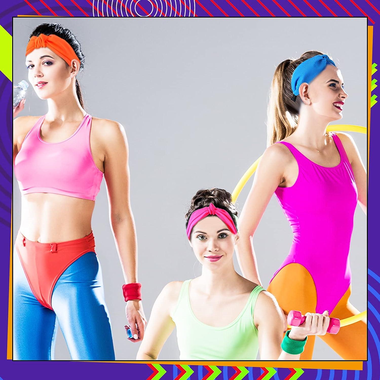Neon Coral Fitness Headband - Accessories from Toned Totty UK
