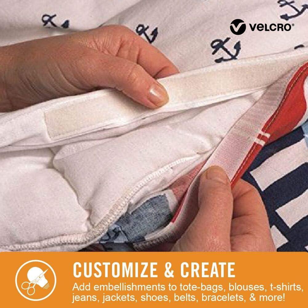 Velcro Brand Sew and Stick White