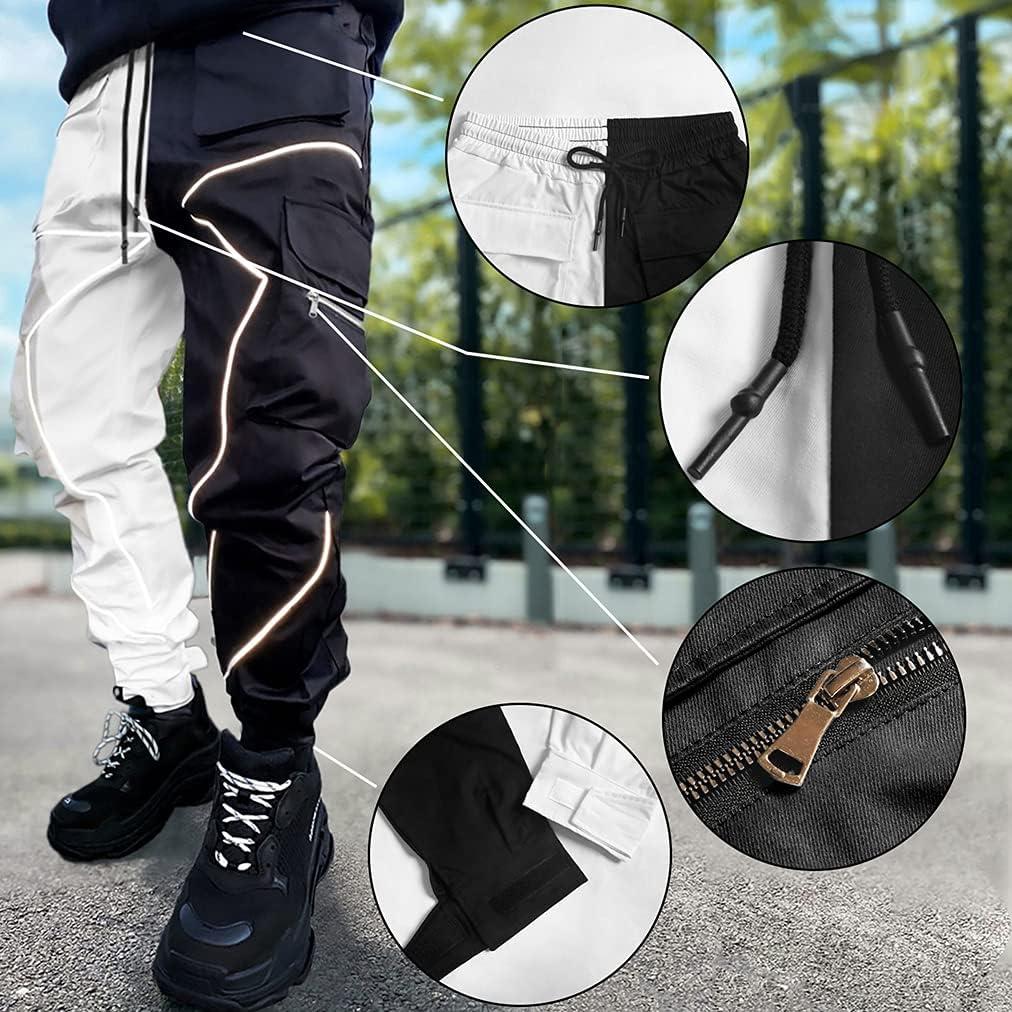 Hip Hop Black Cargo Pants For Men And Women Sweatpants With