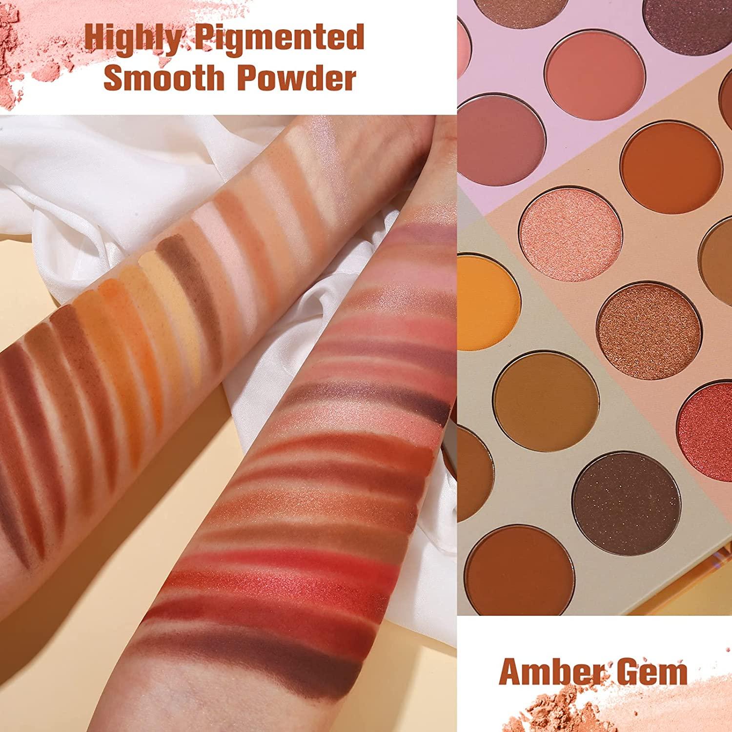 Ucanbe Amber Gem Eyeshadow Palette - 54 Colors Matte Shimmer Satin Flash Eye  Shadow - Eye Shadow - AliExpress