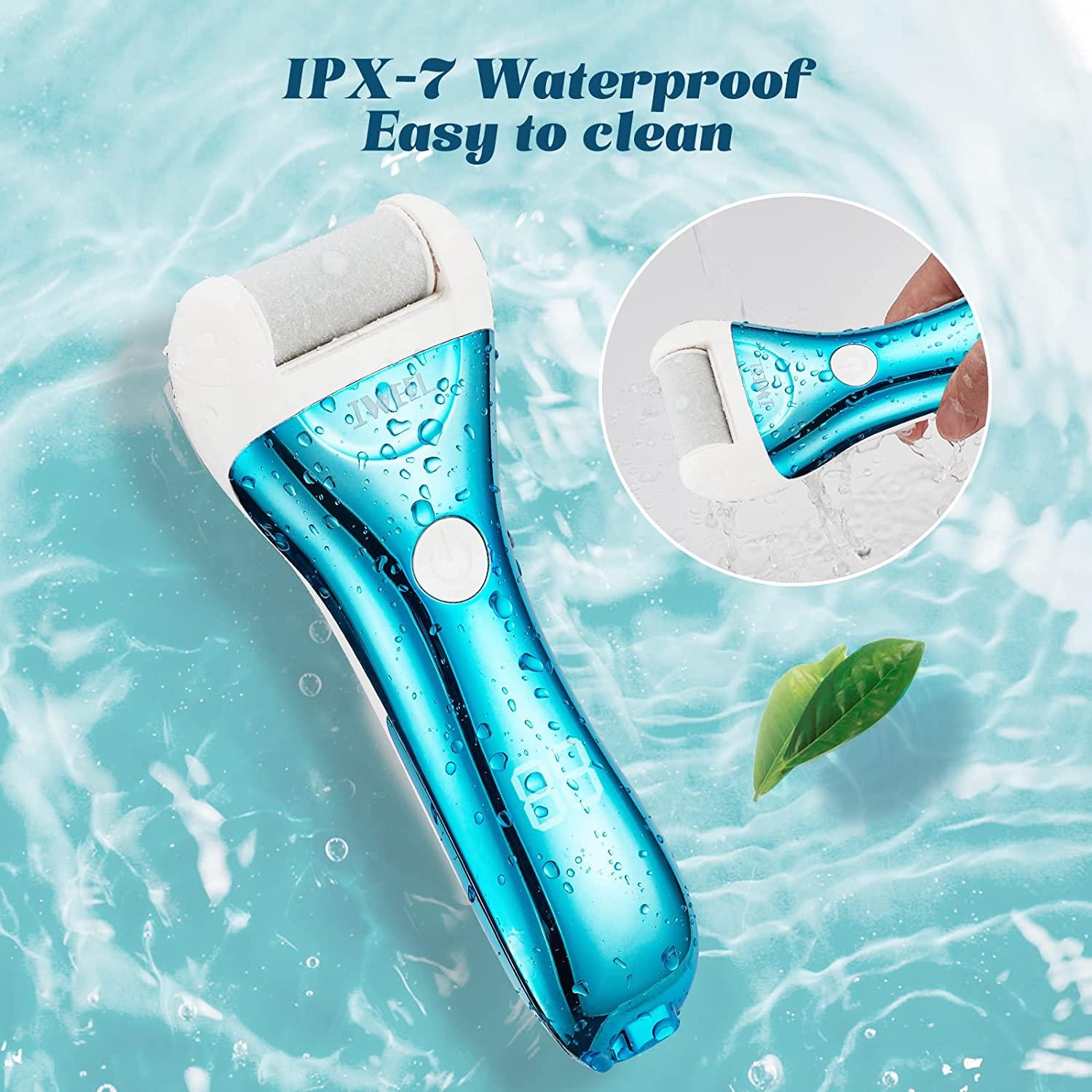  BOMPOW Foot Scrubber Electric Callus Remover Rechargeable Foot  File Hard Skin Remover Pedicure Tools Electronic Callus kit for Cracked  Heels and Dead Skin with 2 Roller Heads : Beauty 
