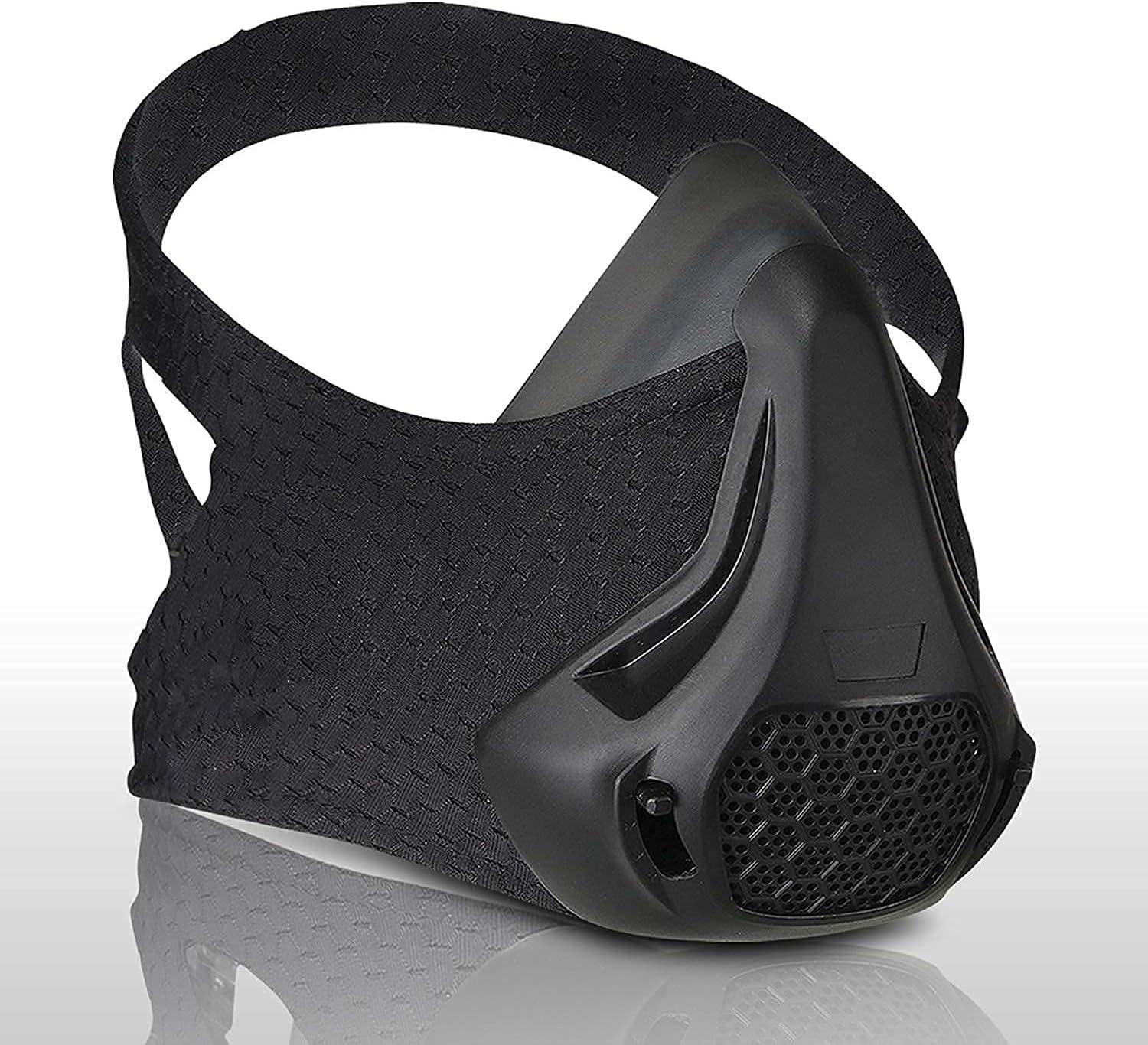 Workout Mask Breathing Mask for Men and Women - Adjustable Resistance  Levels - Increase Lung Capacity and Endurance - Ideal for Jogging, Sports