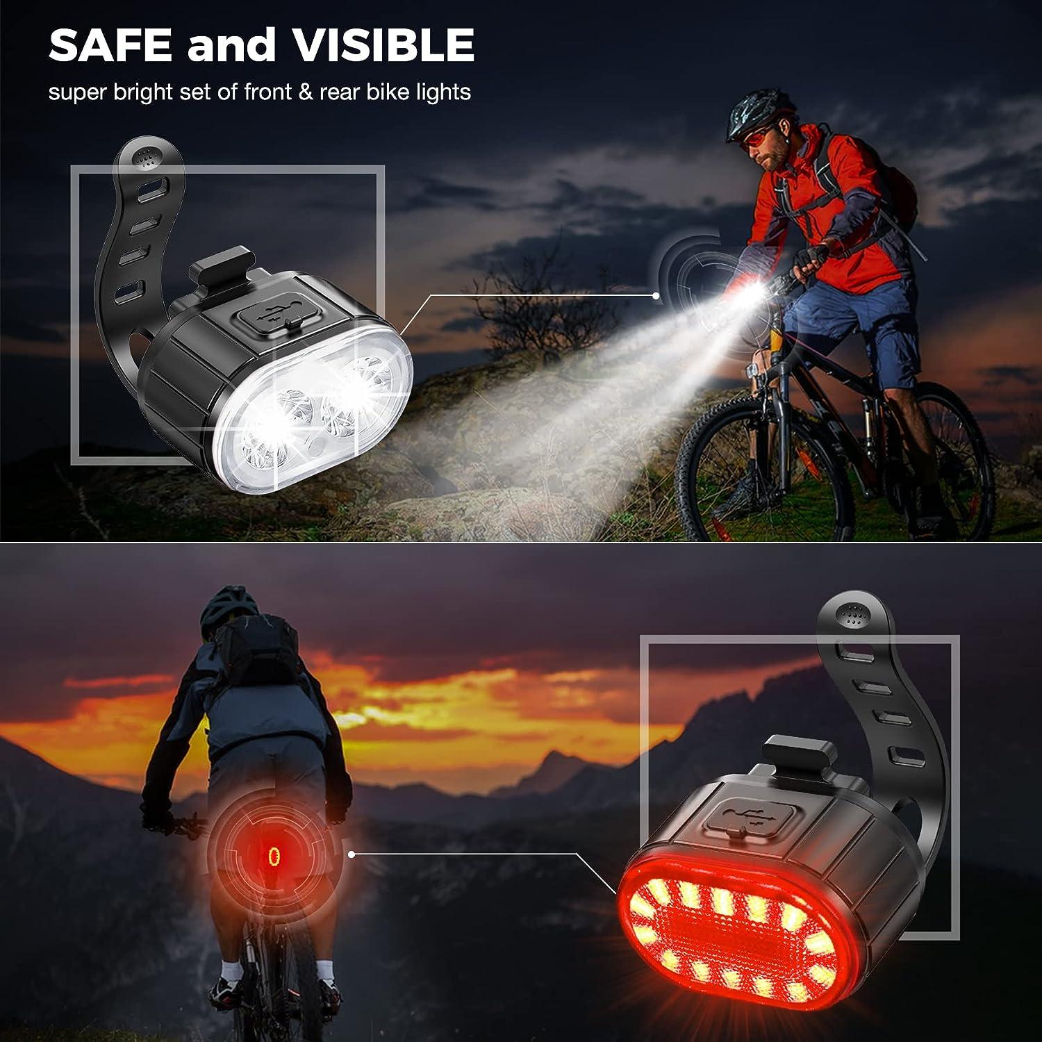 X-tiger Fahrrad Rücklicht Ipx-5 Wasserdicht USB Wiederaufladbare LED  Sicherheit Warnleuchte Fahrrad Blinken Zubehör Radfahren Rücklicht