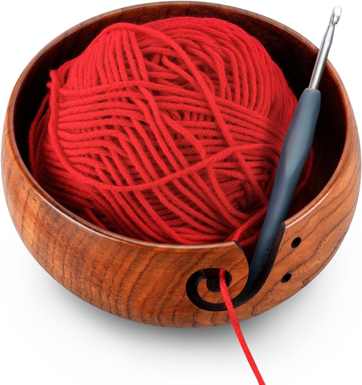 knit - life's too short to buy cheap yarn - Yarn Bowl - 6 in.