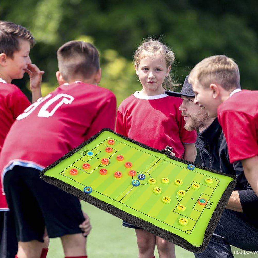  FOCCTS Magnetic Soccer Coaching Board, Football Coaching Board  Coaches Clipboard Tactical with 26 Magnets, Dry Erase Marker, Eraser,  Foldable and Portable Soccer Tactics Board : Sports & Outdoors