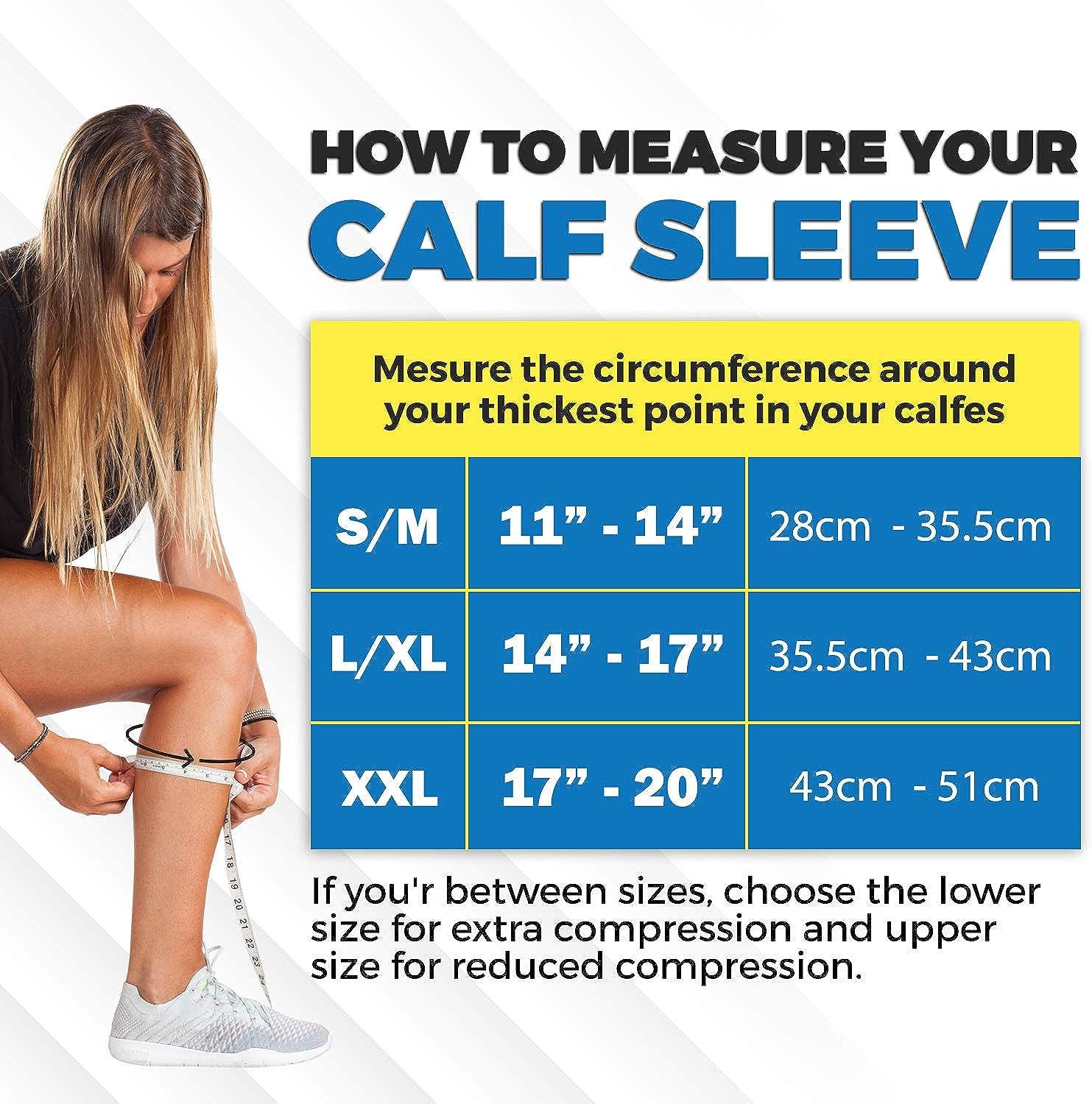 Powerlix Calf Compression Sleeve (pair) – Calf Cramp & Shin Splint