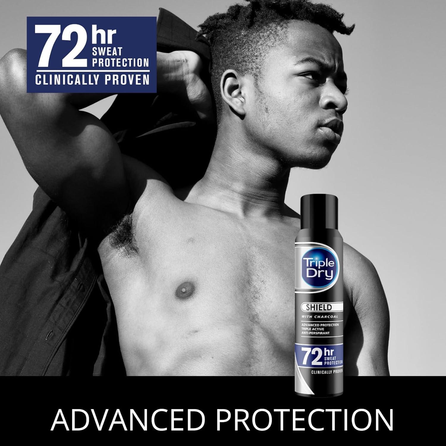 Shield For Men Active Dry Body Spray 150 ml