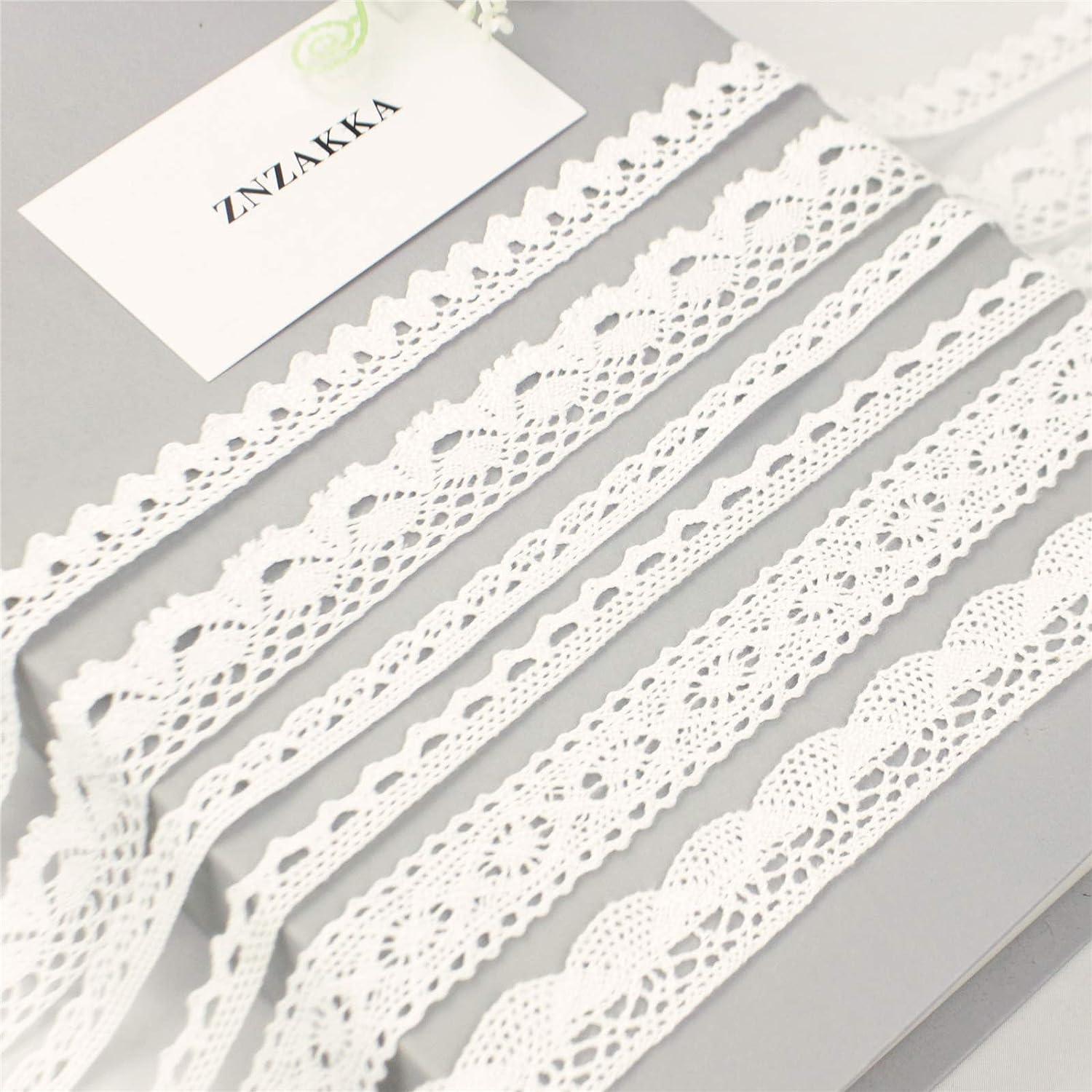 New 5 Yards White Cottong Crochet Lace Trim 3W – Sweet Crafty Tools