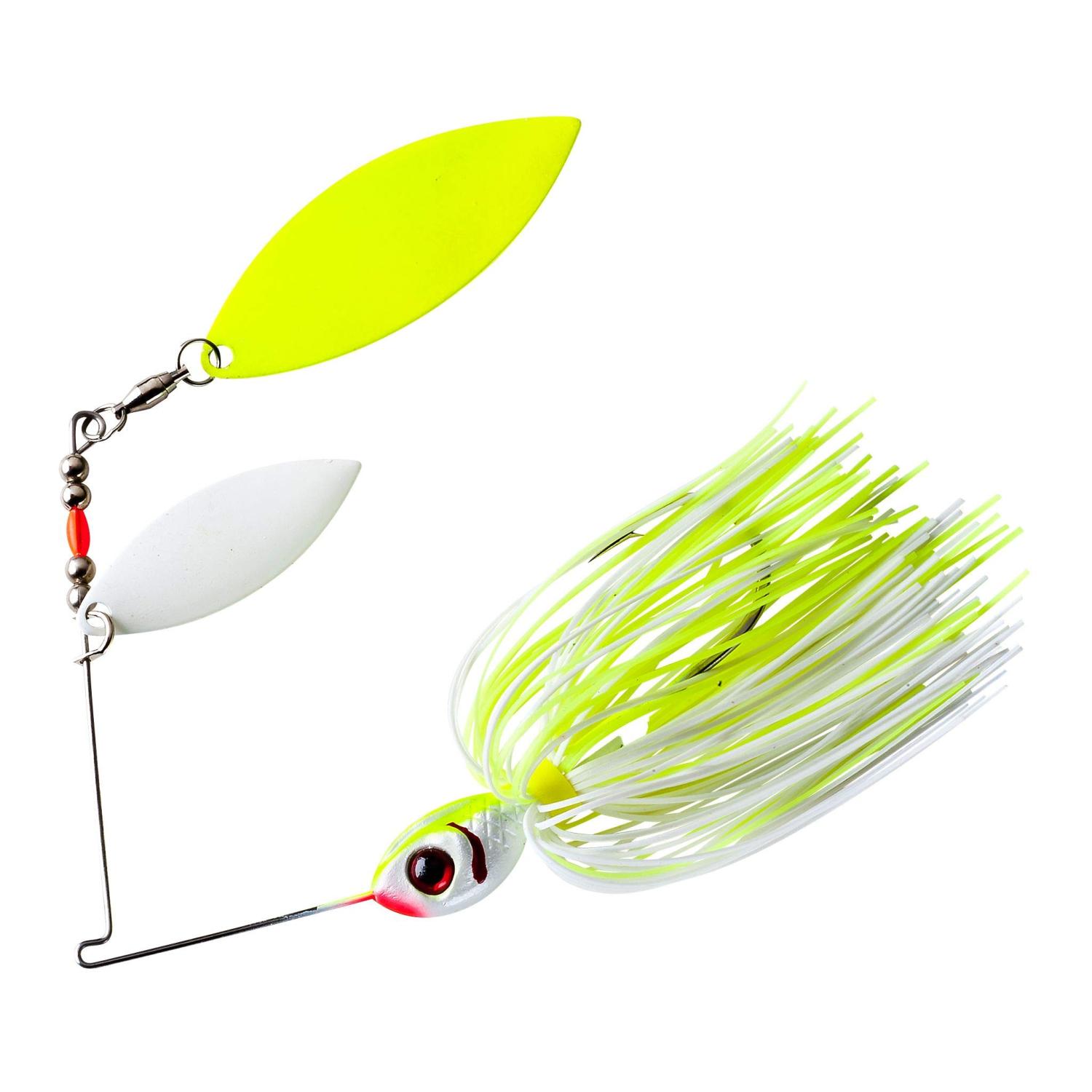 Booyah Glow Blade Spinner-Bait Bass Fishing Lure Chartreuse Pearl