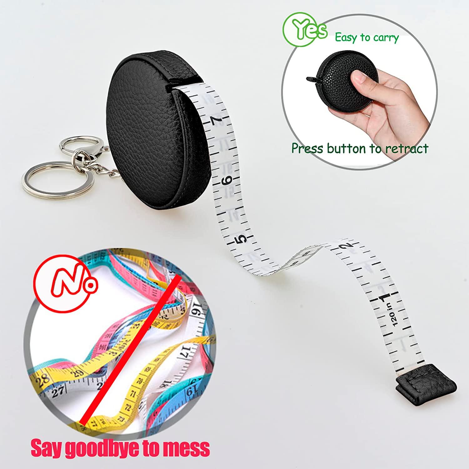 3m/120 Tape Measure Body Measuring Tape for Body Cloth Tape Measure for  Sewing Fabric Tailors Medical Measurements Tape Dual Sided Leather Tape