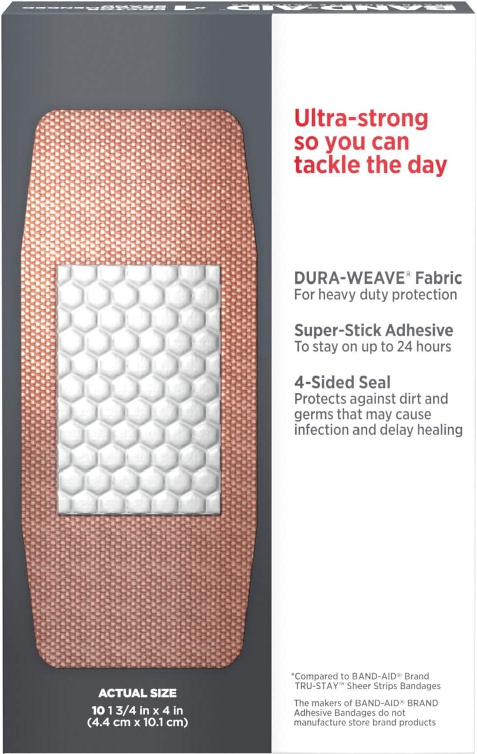 BAND-AID® Brand TOUGH-STRIPS® Heavy Duty Bandages