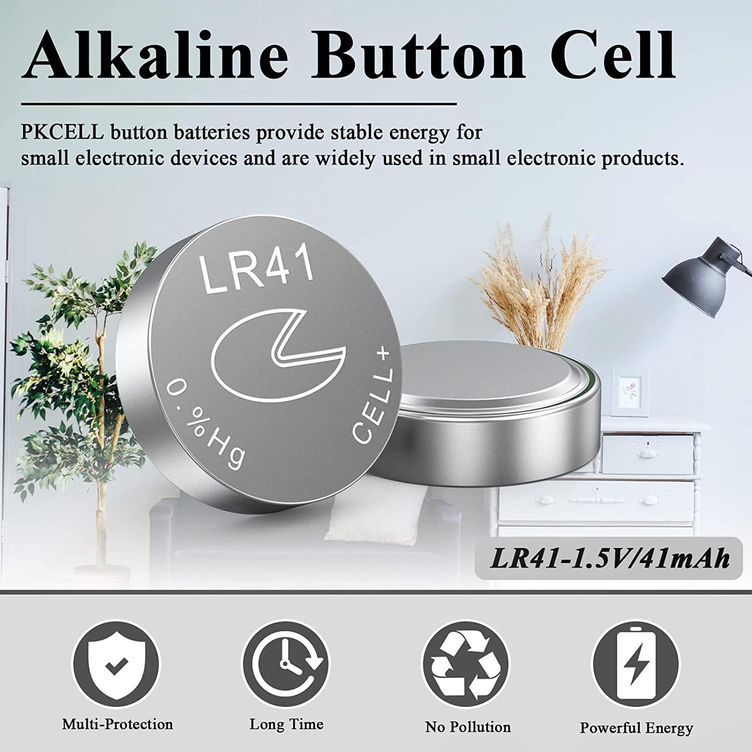 Piles Alcaline : AG3 LR41 LR736 392 1,5V 1,5 volt