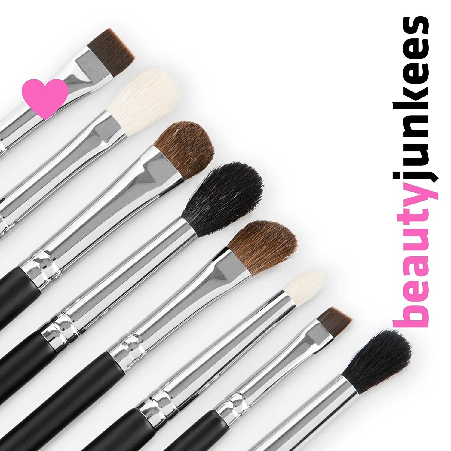 Thin Eyeliner Brush - Small Flat Eyeliner Brush, Flat Makeup Brush  Eyeshadow Lash Liner, Smudge Brush, Concealer Brush for Eyebrows, Firm  Synthetic