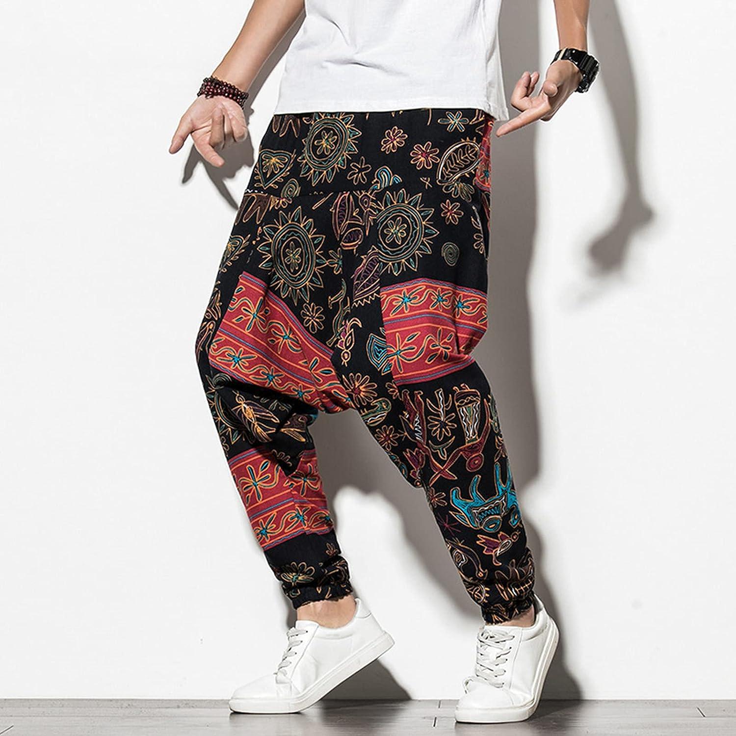 WSSBK Men's Casual Streetwear Pants Side Pockets Cargo Harem Pants Black  Hip Hop Casual Male Joggers Trousers (Color : Green, Size : XL code) price  in UAE | Amazon UAE | kanbkam