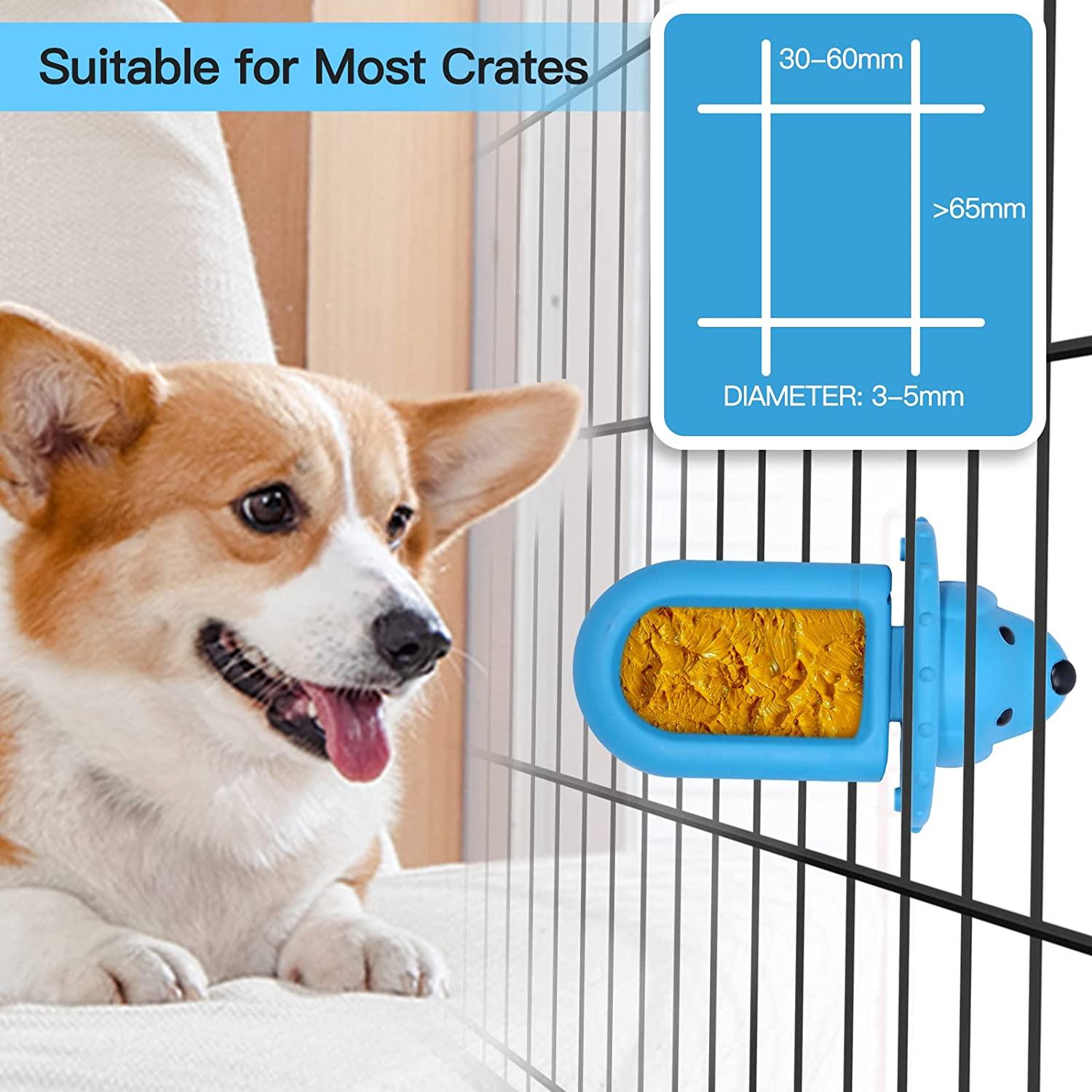 Pet Supplies : ChengFu Interactive Dog Toys, Crate Training Aids for  Puppies, Reduce Stress Anxiety Peanut Butter Dog Food Treat Dispenser Toys  