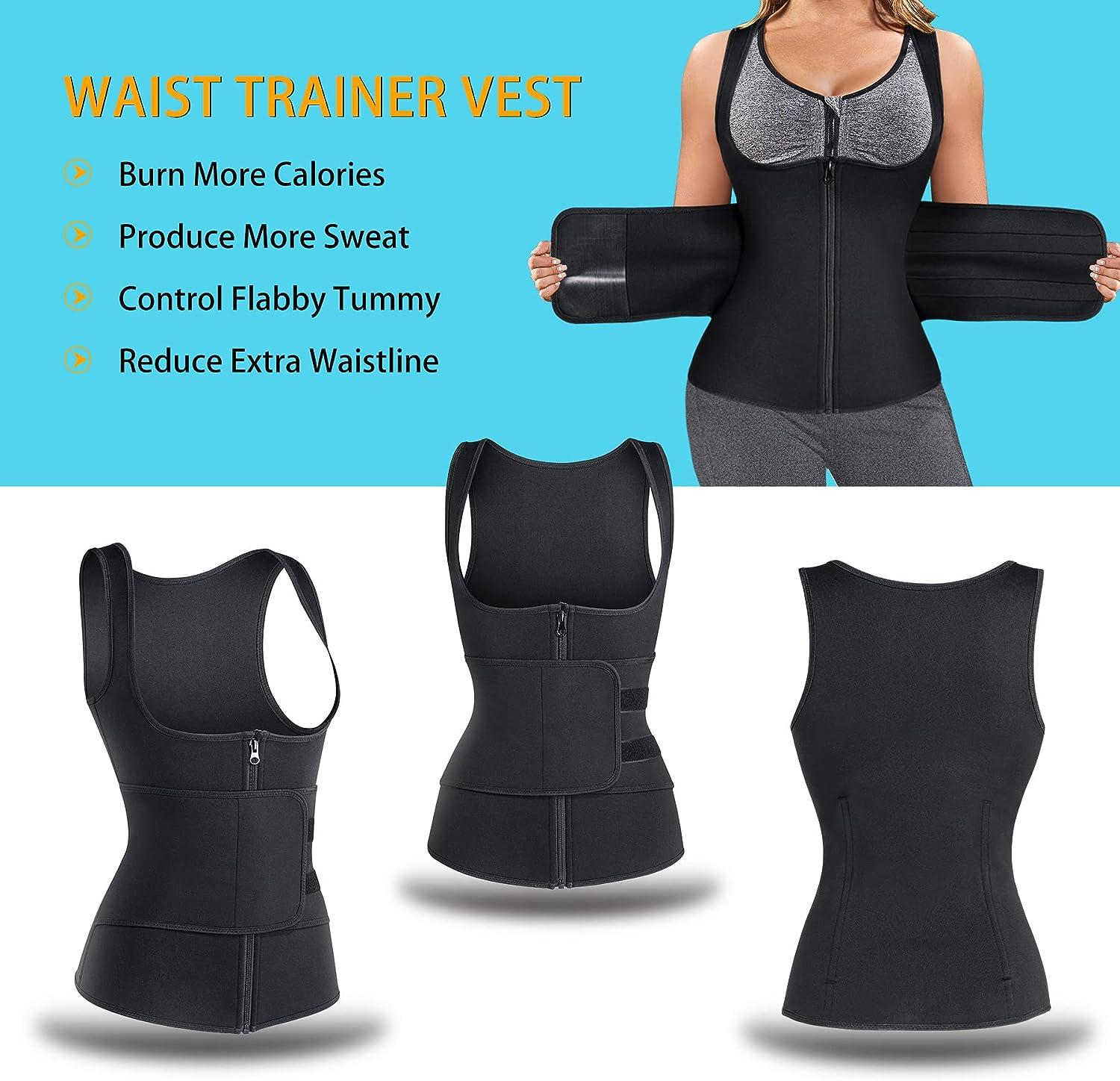 Nebility Women Waist Trainer Corset Workout Trimmer Tummy Control Cincher  Body Shapewear Black : : Clothing, Shoes & Accessories