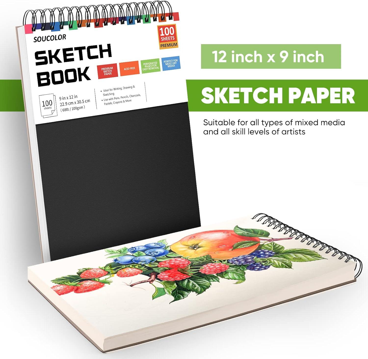 12 Pc Bulk Sketch Pad Drawing Books Sketchbooks Side Spiral Bound Pape —  AllTopBargains
