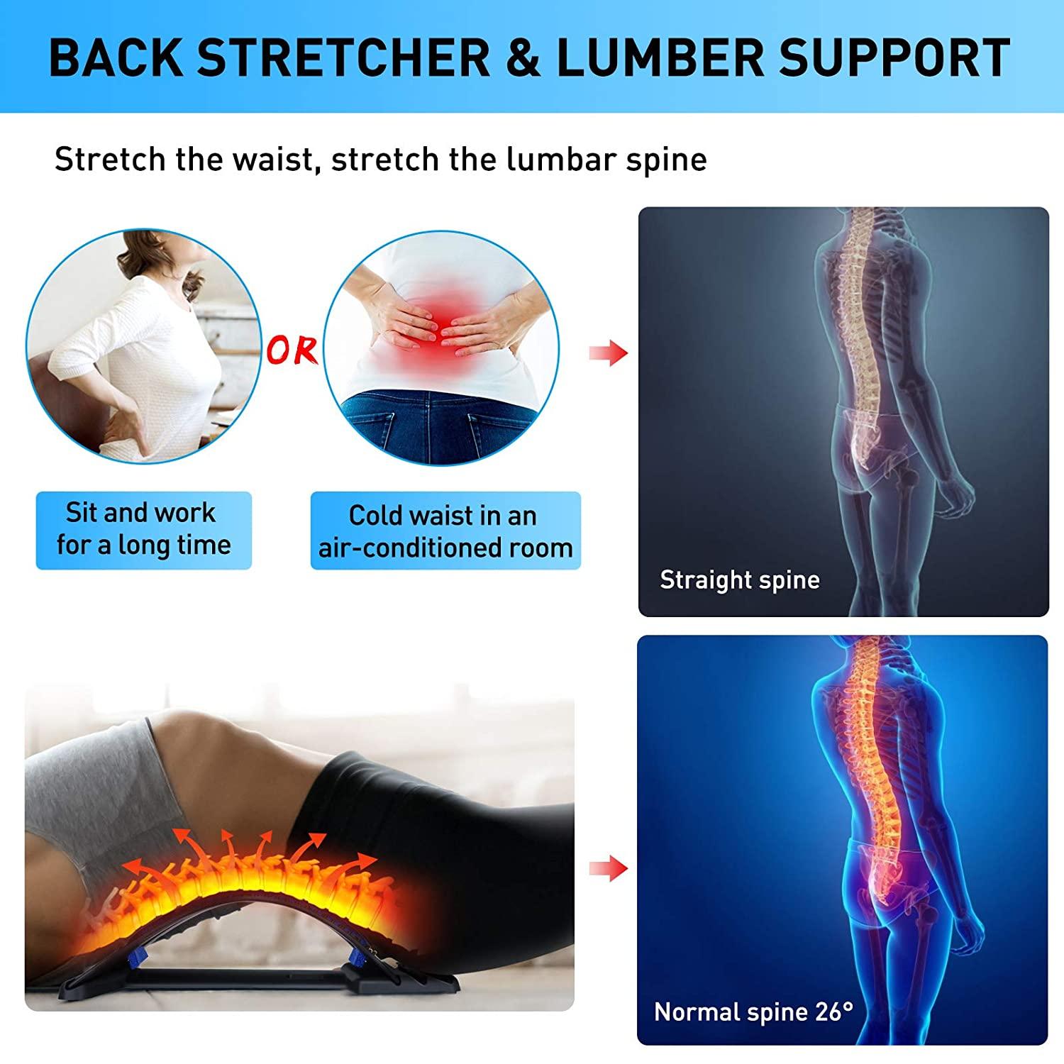American Lifetime Back Cracker Back Stretcher Back Pain Relief Products  Lower Back Pain Relief Back Cracking Device Back Stretcher for Lower Back  Pain