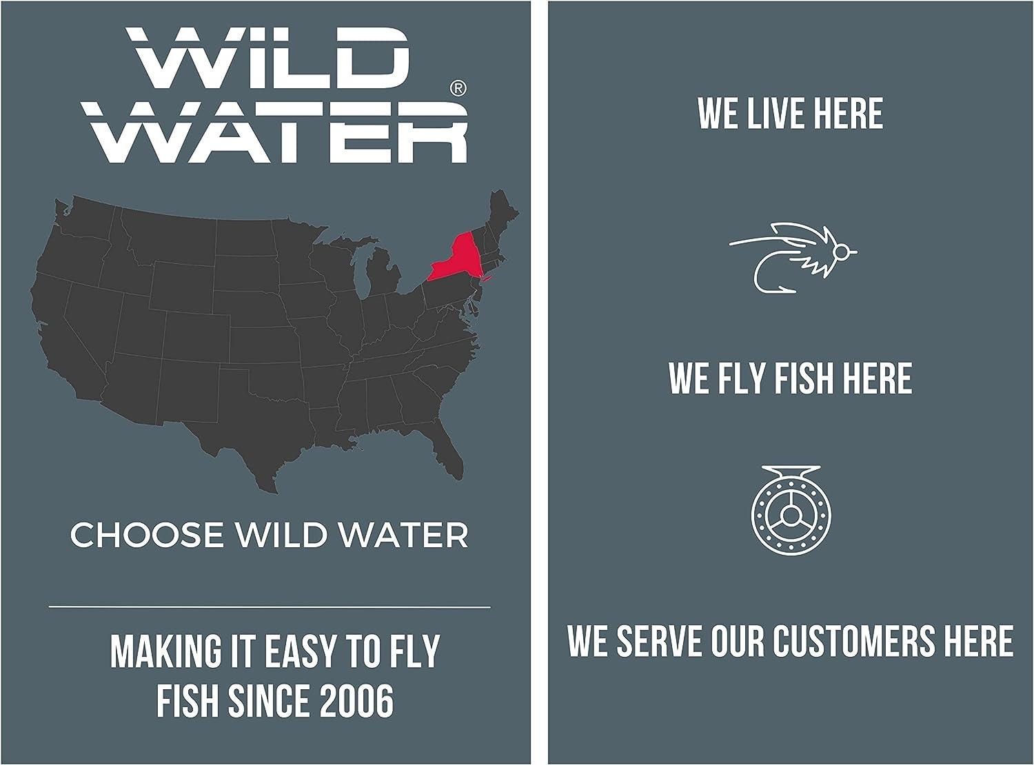 Wild Water Standard Fly Fishing Combo Starter Kit, 5  