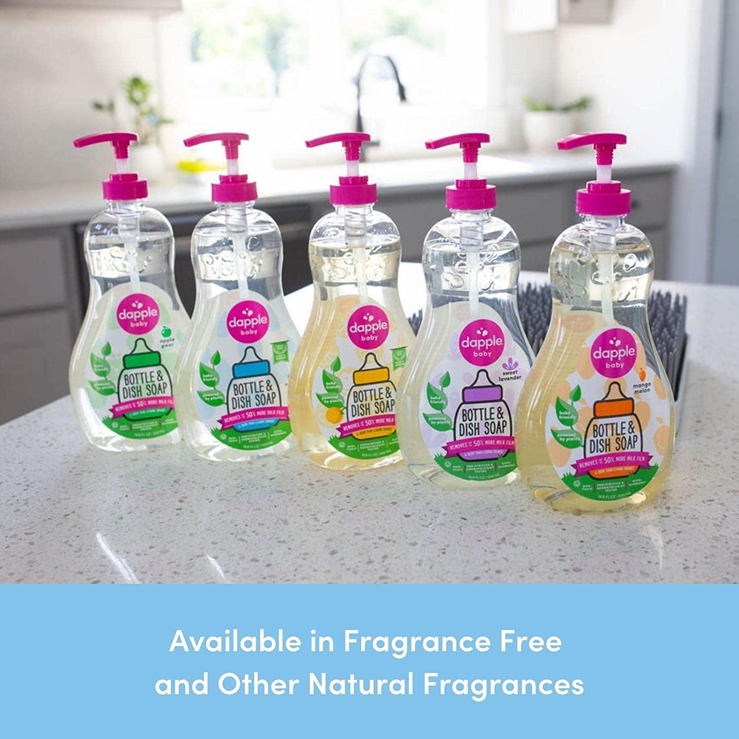 Dapple Bottle And Dish Liquid Soap Refill - Fragrance Free - 34 Fl