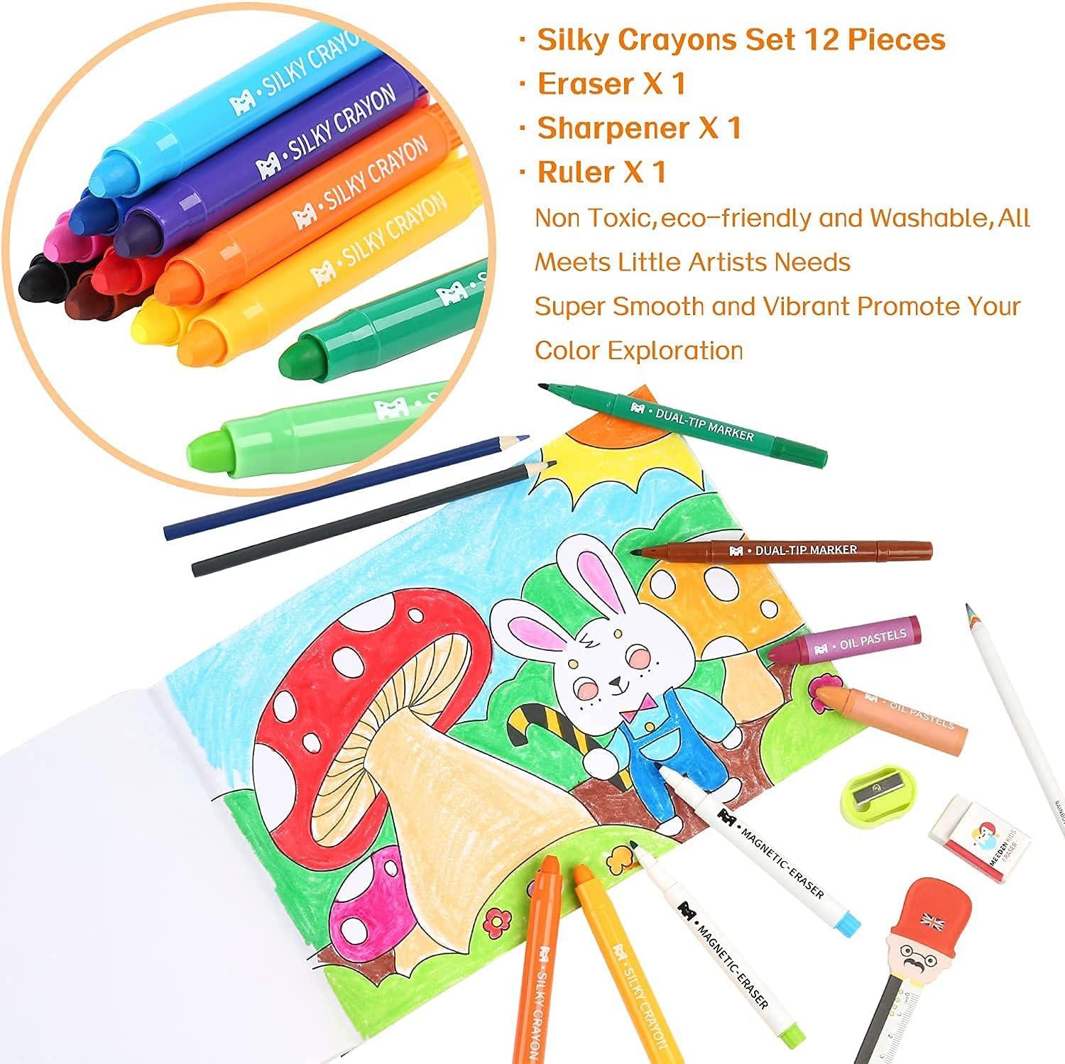 MEEDEN KIDS Drawing Set Gift for Boys & Girls Wood Case Artist