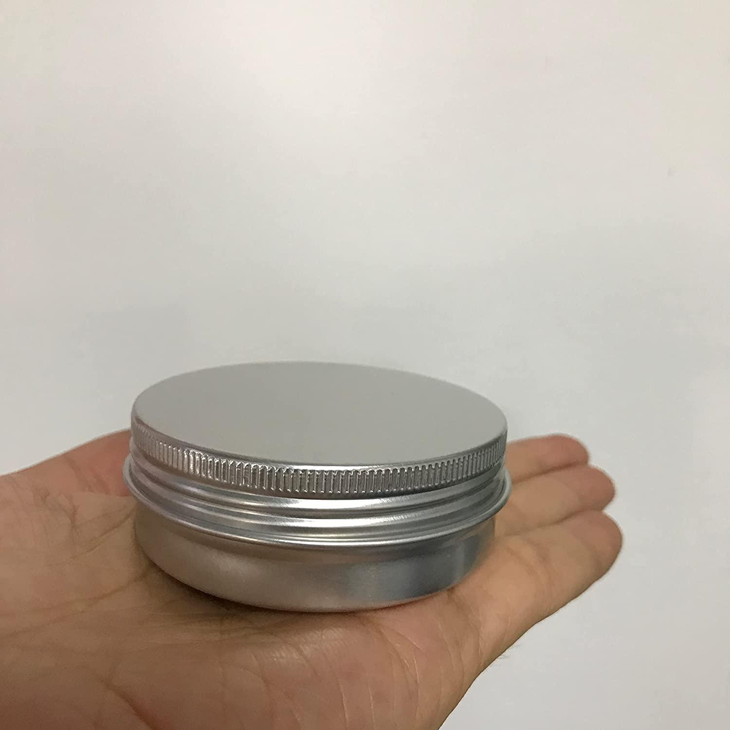 12PCS 2oz/60ml/60g Aluminum Tin,screw Round Top Metal Tins With Lid ,small  Container Storage Jar Lip Balm,salve Tin,travel Tin 