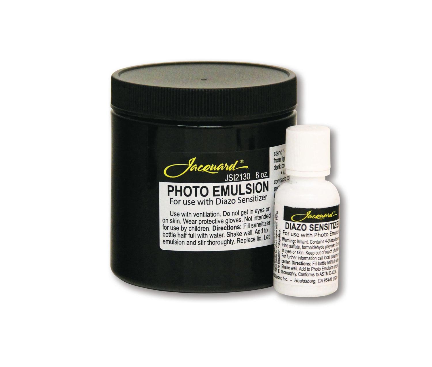 Jacquard Photo Emulsion & Diazo Sensitizer 8oz - Light Sensitive ...