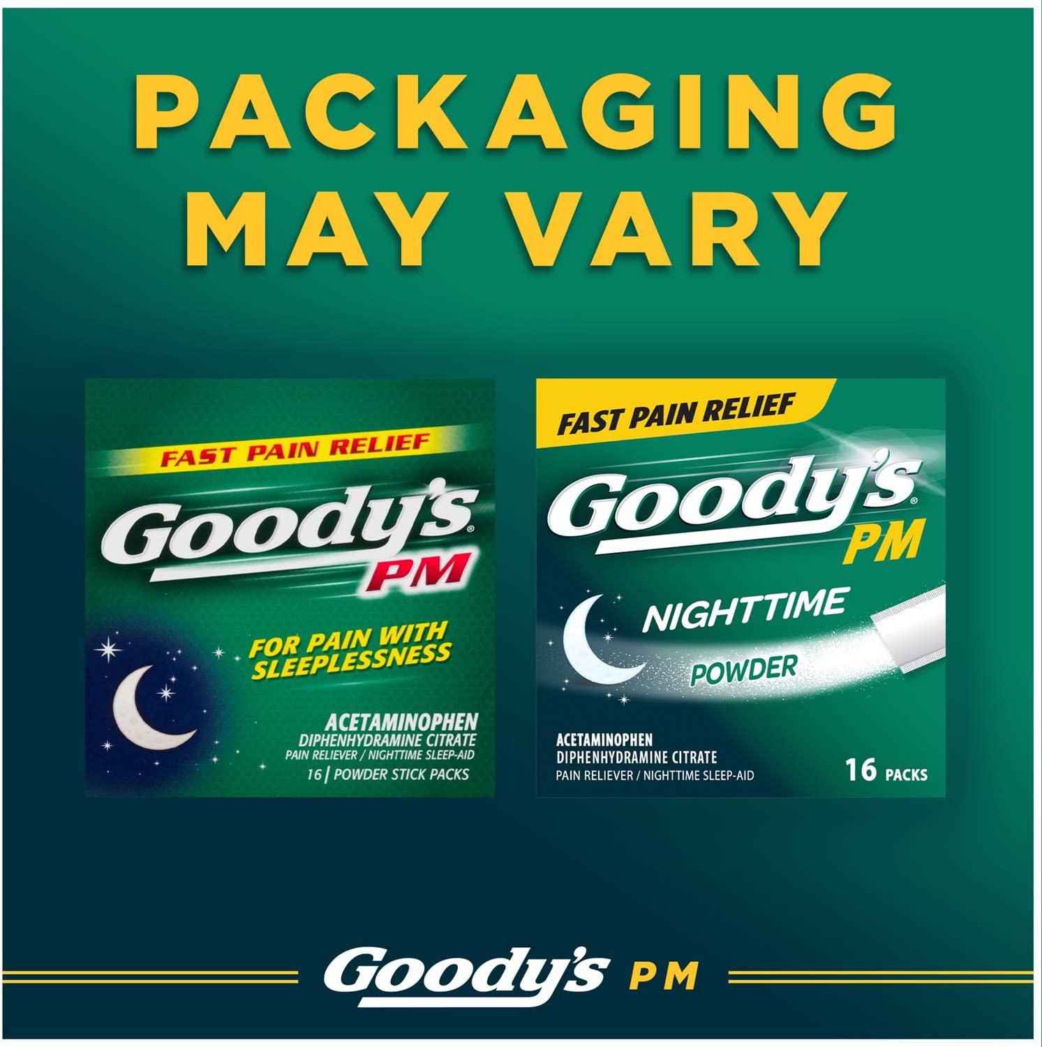 Goody's Back and Body Pain Relief Powder, 24 Powder Sticks