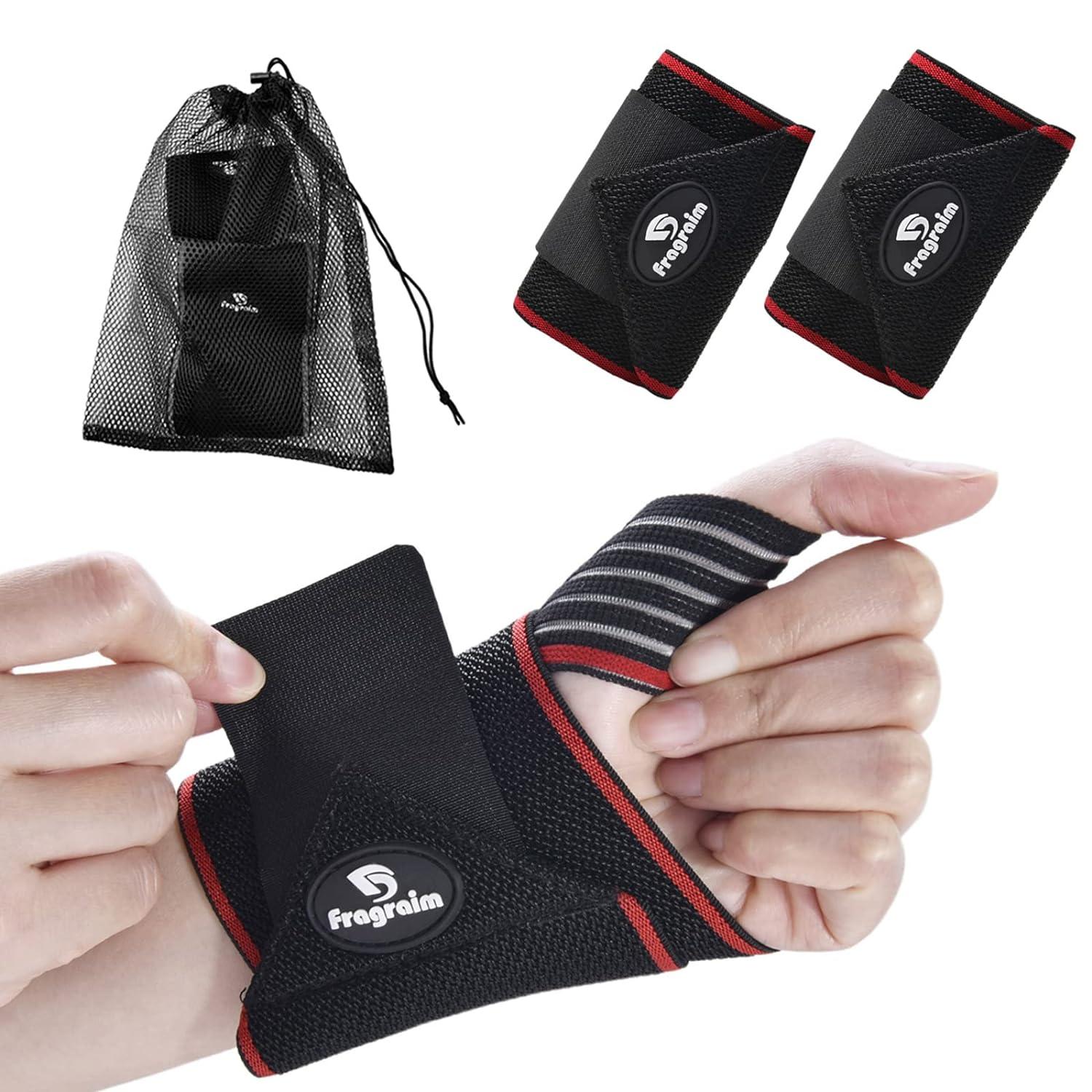 Fitness Wrist Wraps Weight Lifting Gym Wrist Straps Cross Training Padded  Thumb Brace Strap Power Hand